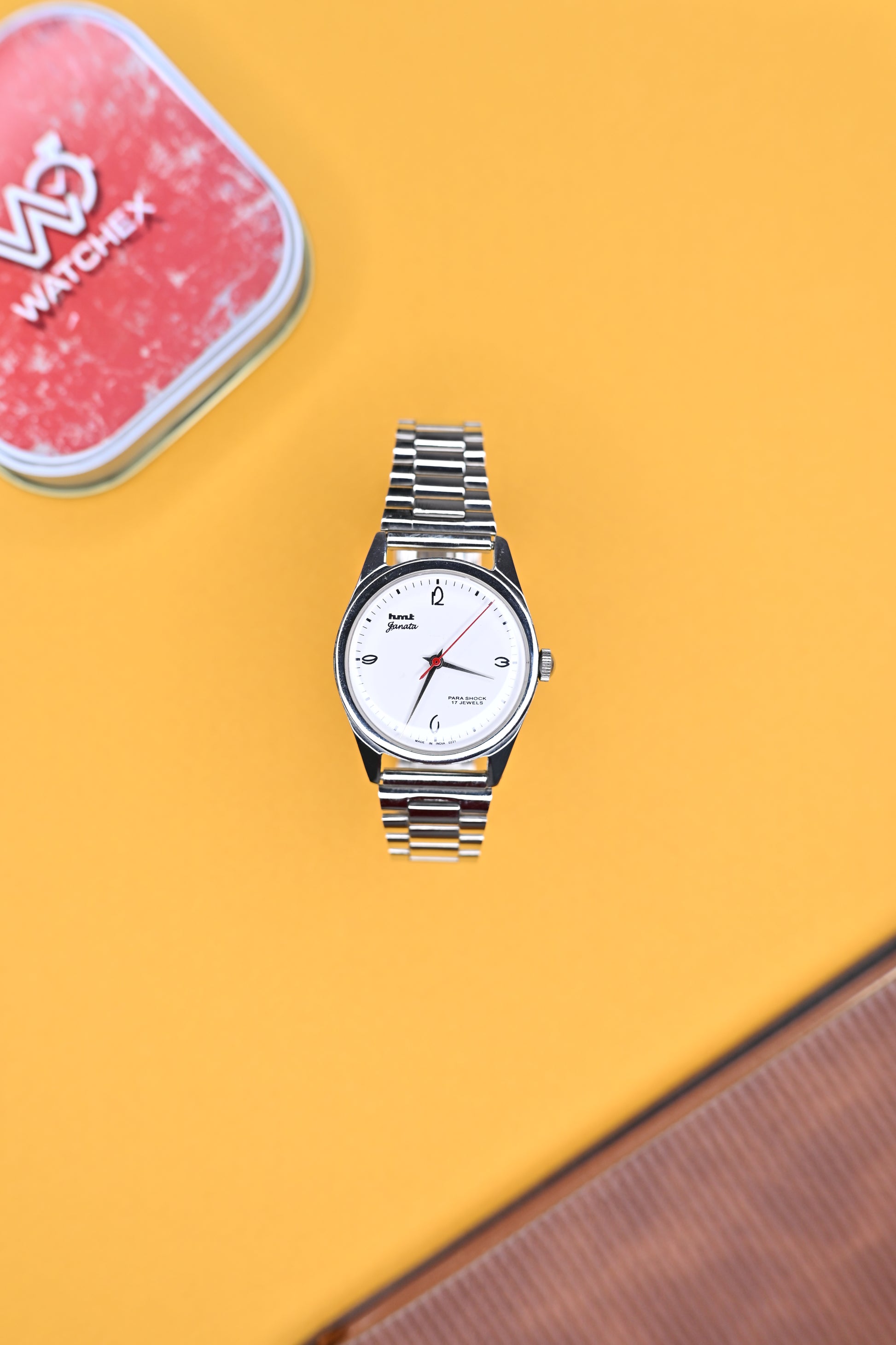 MOD HMT Janata Art Deco White Redial Hand-Winding Mechanical Watch – Calibre 0231 | Watchex India
