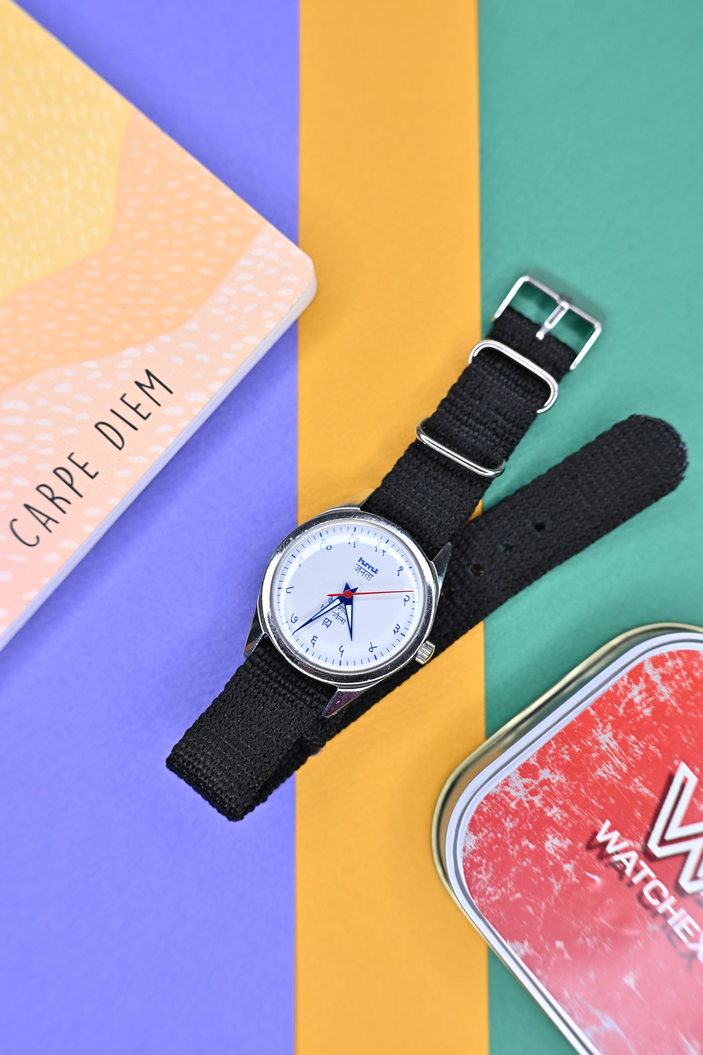 MOD HMT Janata Devanagari Dial Hand-Winding Mechanical Watch – Calibre 0231 | Watchex India