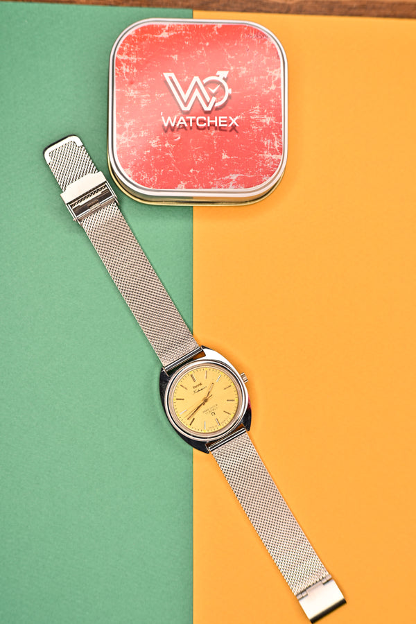 MOD HMT Kohinoor — Champagne Dial 17j Hand Winding | Watchex India