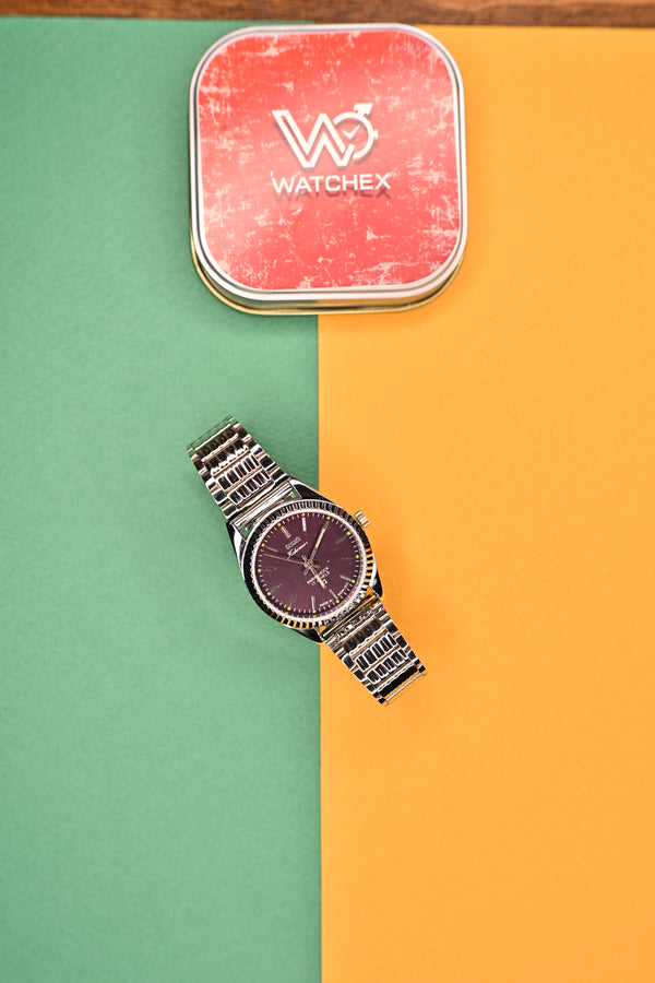MOD HMT Kohinoor — Maroon Wine Dial 17J Hand-Winding | Watchex India