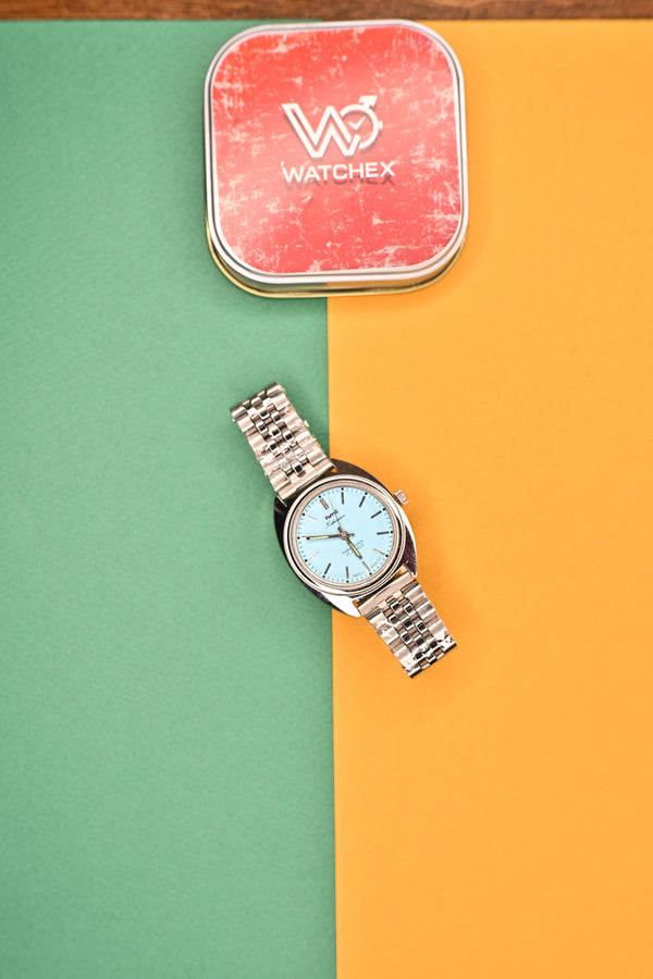 MOD HMT Kohinoor — Tiffany Blue Dial 17j Hand-winding | Watchex India&nbsp;
