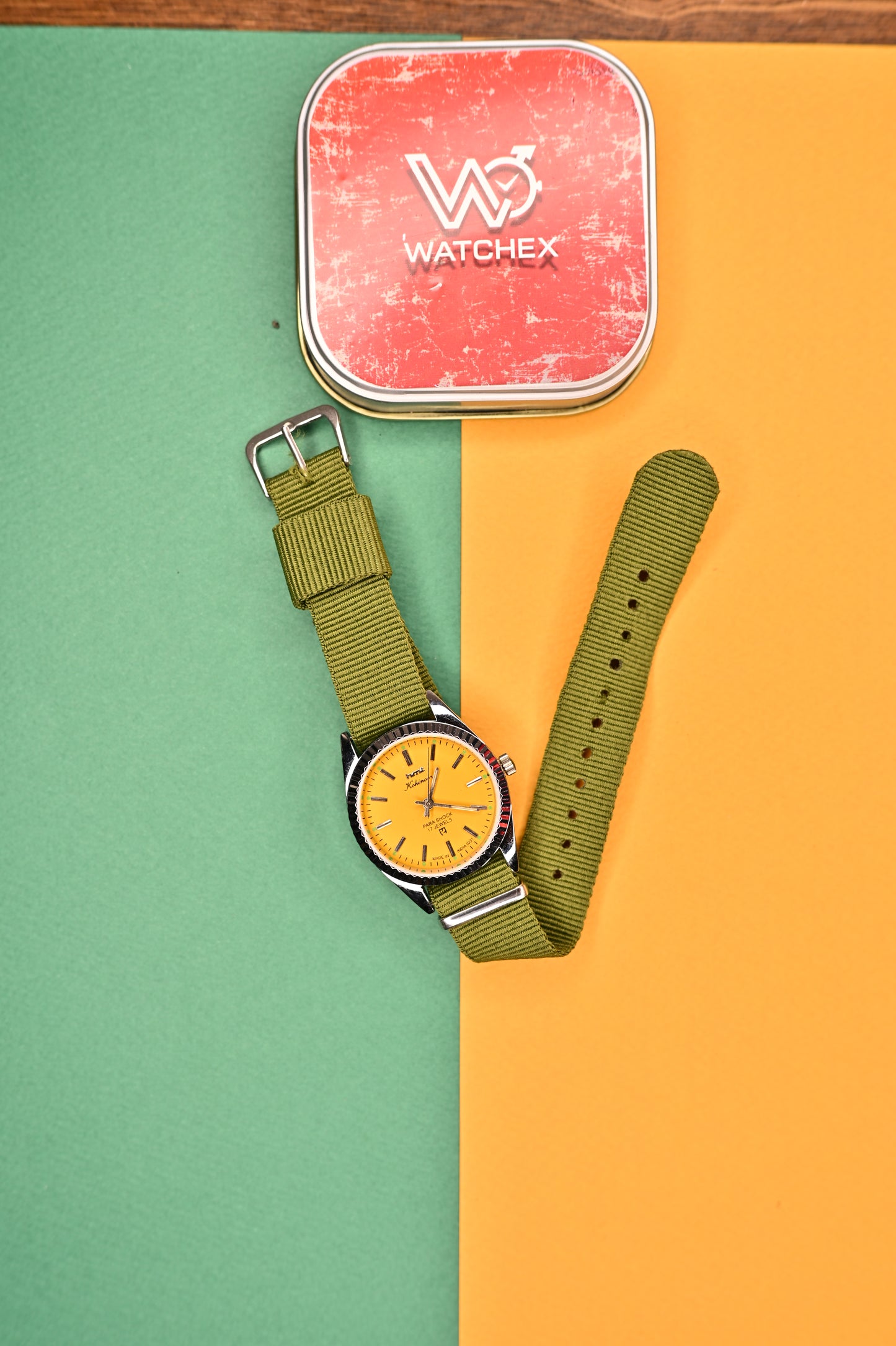 MOD HMT Kohinoor — Yellow Dial 17j | Watchex India