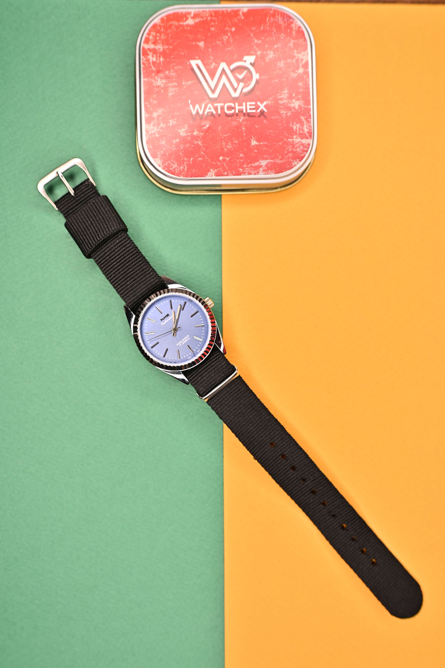 MOD HMT Kohinoor &nbsp;— Sky Blue Dial 17J Hand-winding | Watchex India