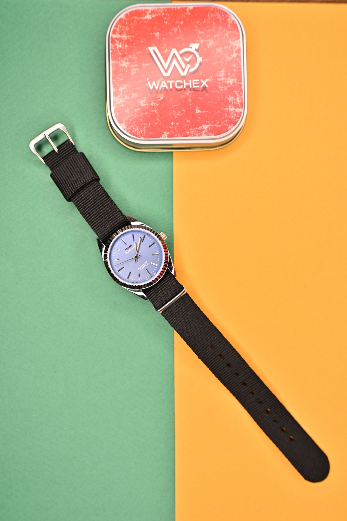 MOD HMT Kohinoor &nbsp;— Sky Blue Dial 17J Hand-winding | Watchex India