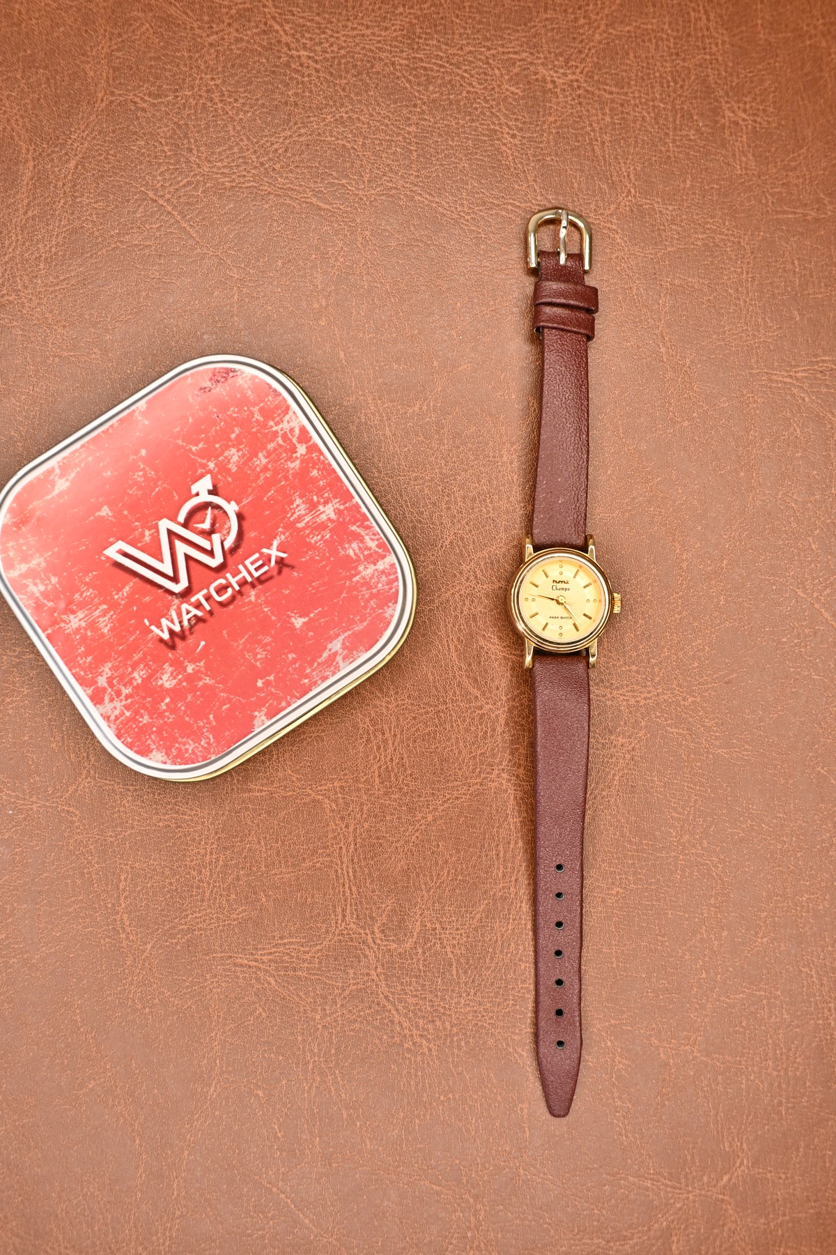 NOS HMT Champa Gold-Plated Women’s Mechanical Wristwatch | Watchex NOS Collection