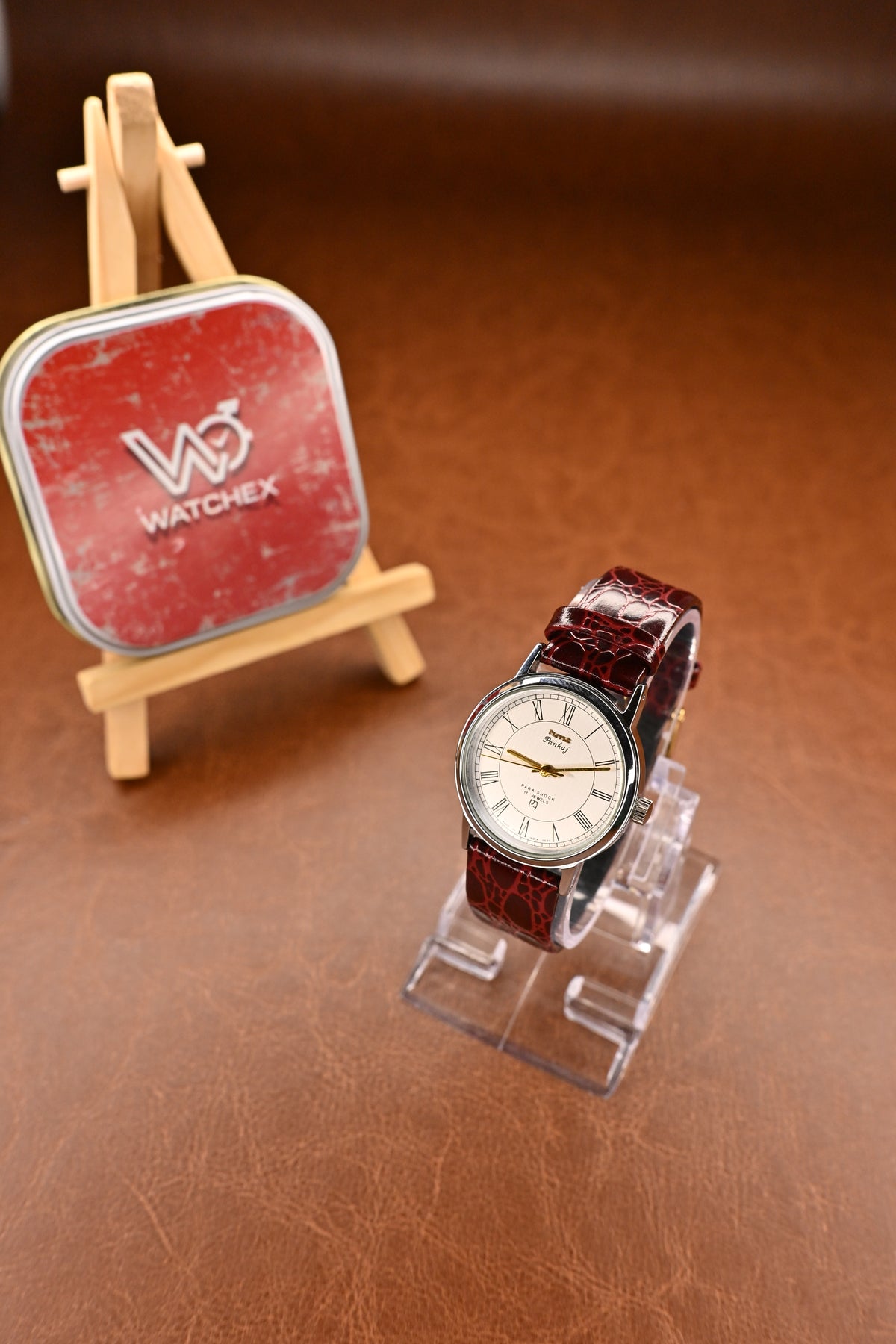 NOS HMT Pankaj Para Shock 17 Jewels Roman Dial Men’s Wristwatch | Watchex NOS Collection