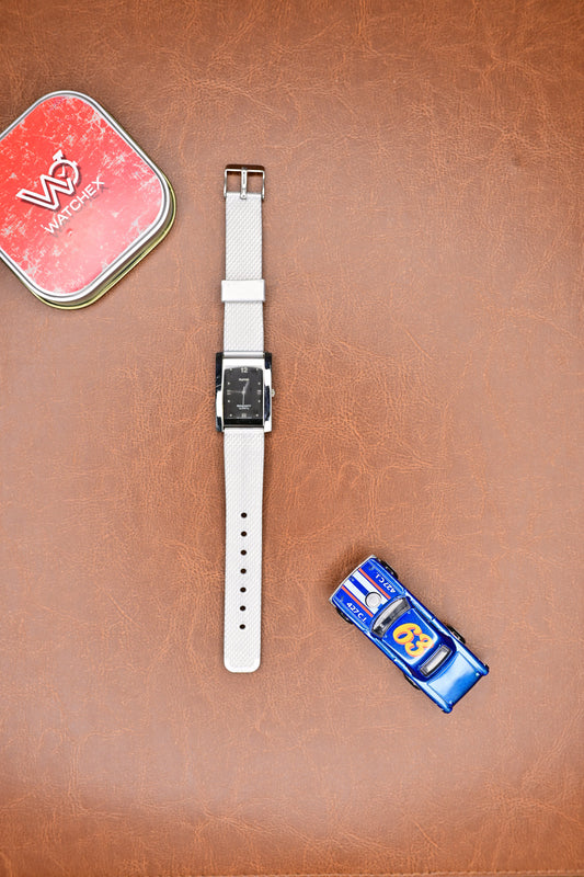 NOS HMT Pegasus Galaxy CG S 1G07-1 Black Dial Rectangular Dress Watch — Watchex India