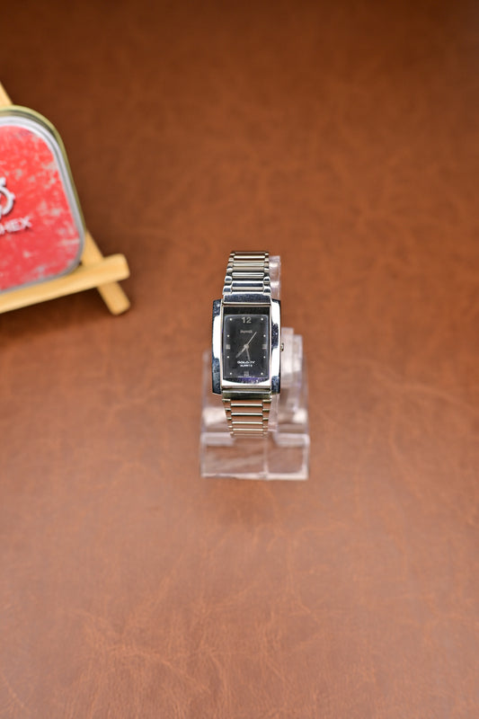 NOS HMT Pegasus Galaxy CG S 1G07 Black Dial Rectangular Dress Watch — Watchex India