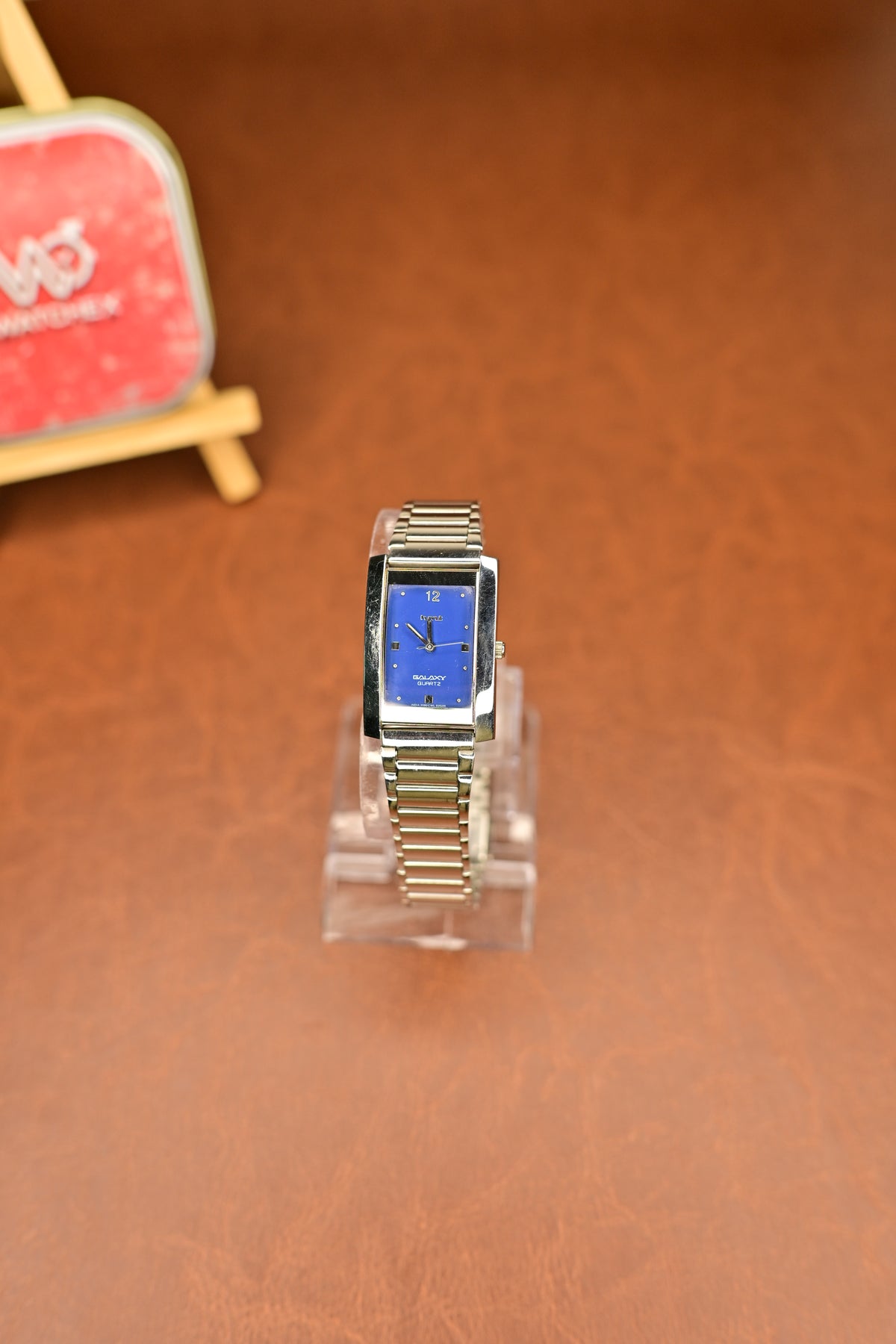 NOS HMT Pegasus Galaxy CG S 2G05 Blue Dial Rectangular Dress Watch — Watchex India