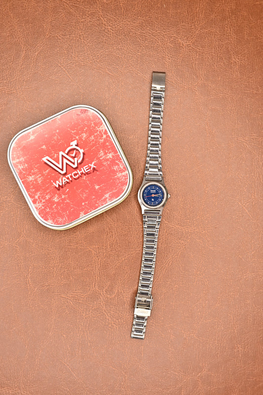 NOS HMT Quartz Blue Dial Ladies Wristwatch | Watchex NOS Collection