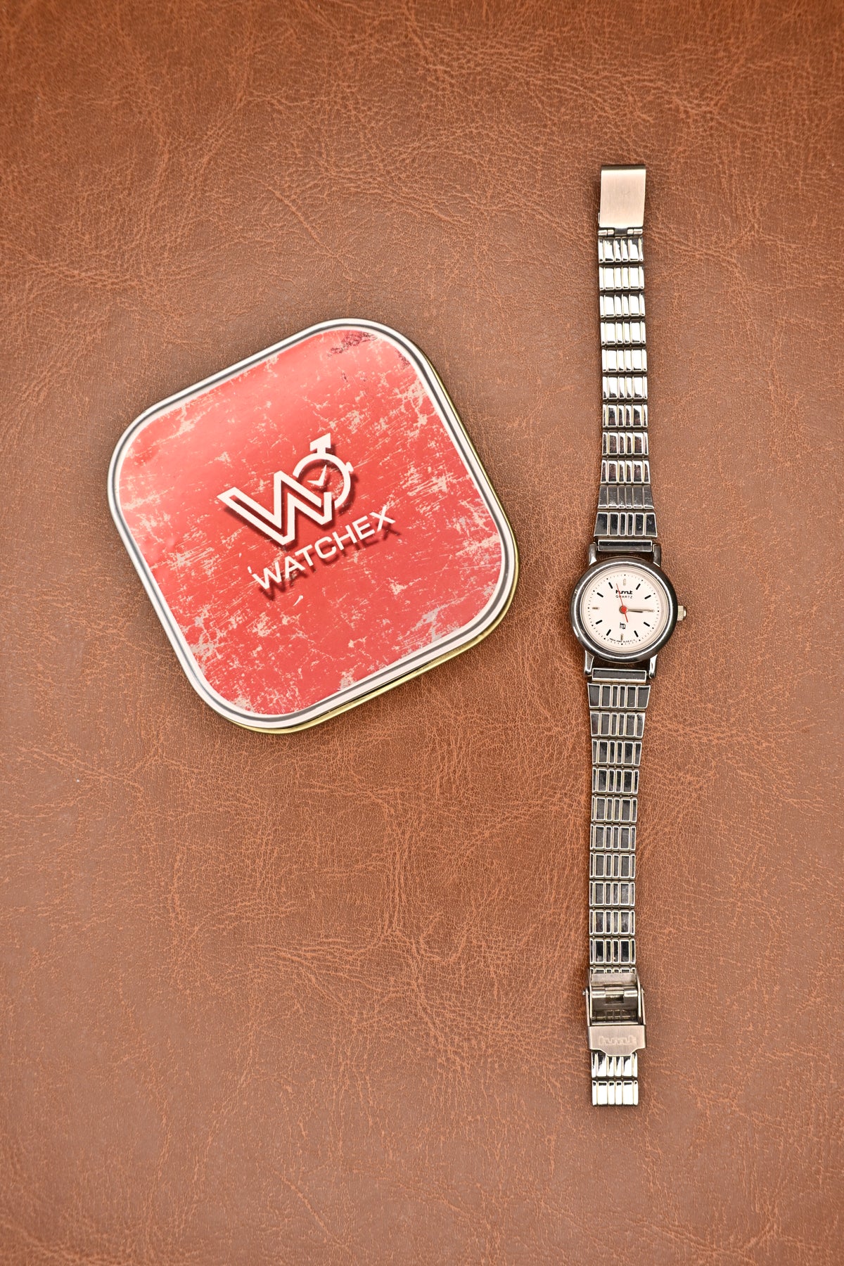 NOS HMT Quartz White Dial Women’s Wristwatch | Watchex NOS Collection