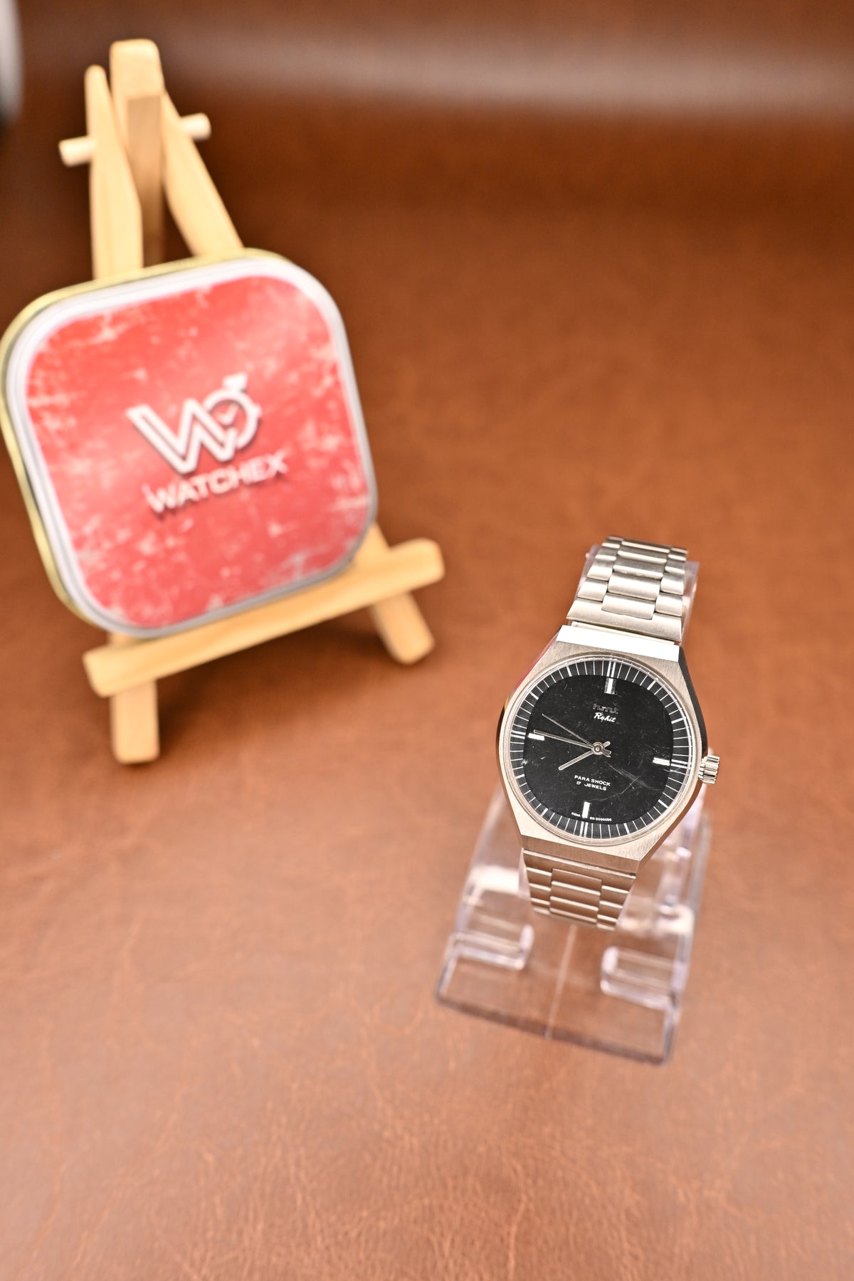 NOS HMT Rohit Black Dial Mechanical Watch – Stainless Steel Bracelet | Watchex NOS Collection