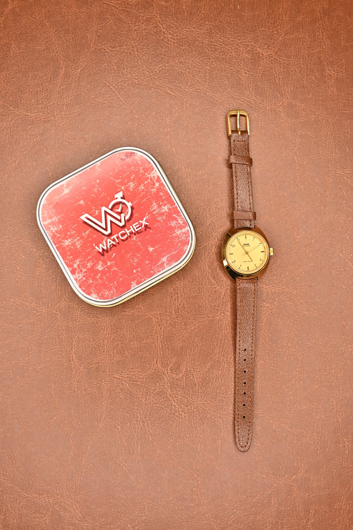 NOS HMT Sitara Gold-Plated Ladies Mechanical Wristwatch | Watchex NOS Collection