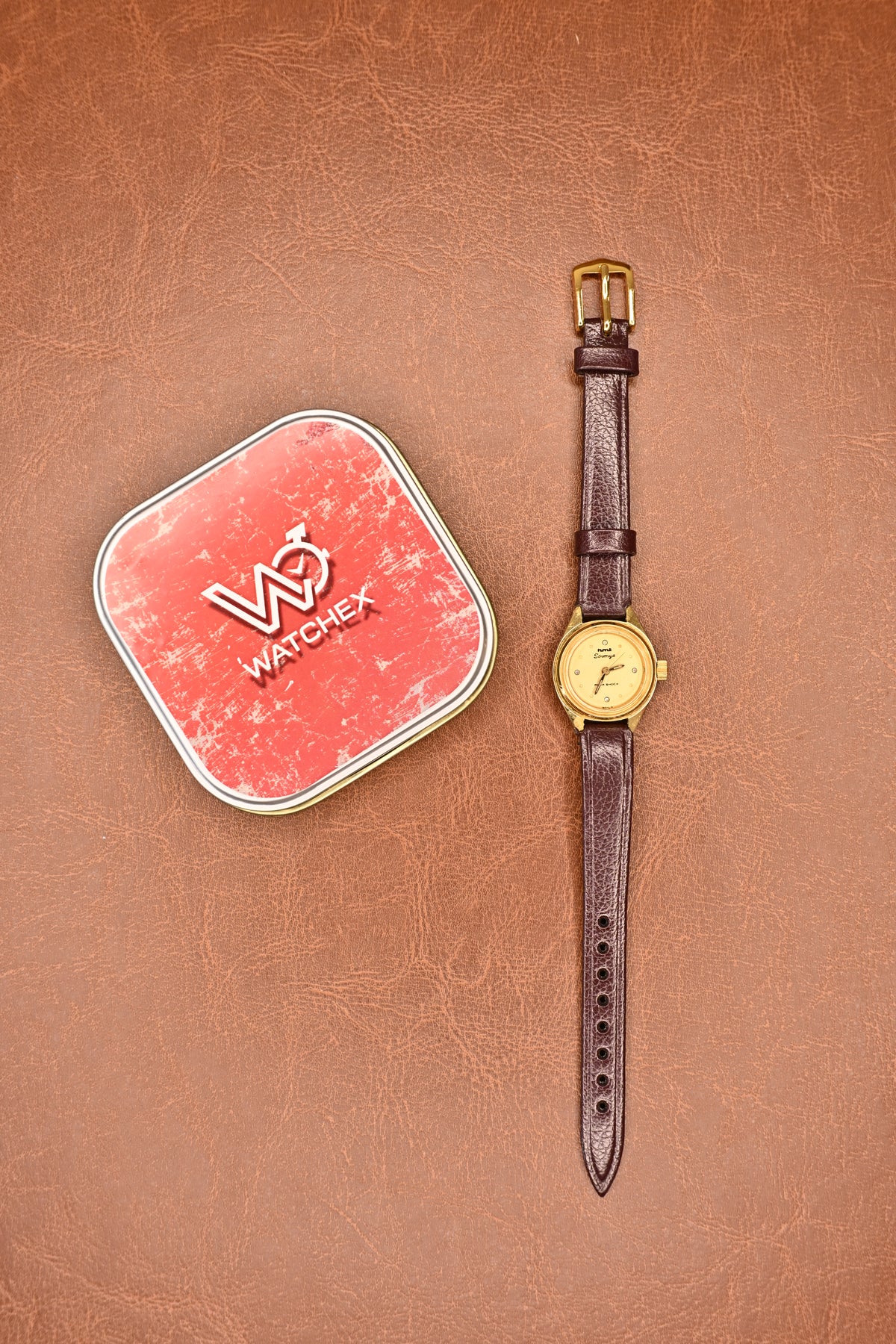 NOS HMT Soumya Gold-Plated Women’s Mechanical Wristwatch | Watchex NOS Collection