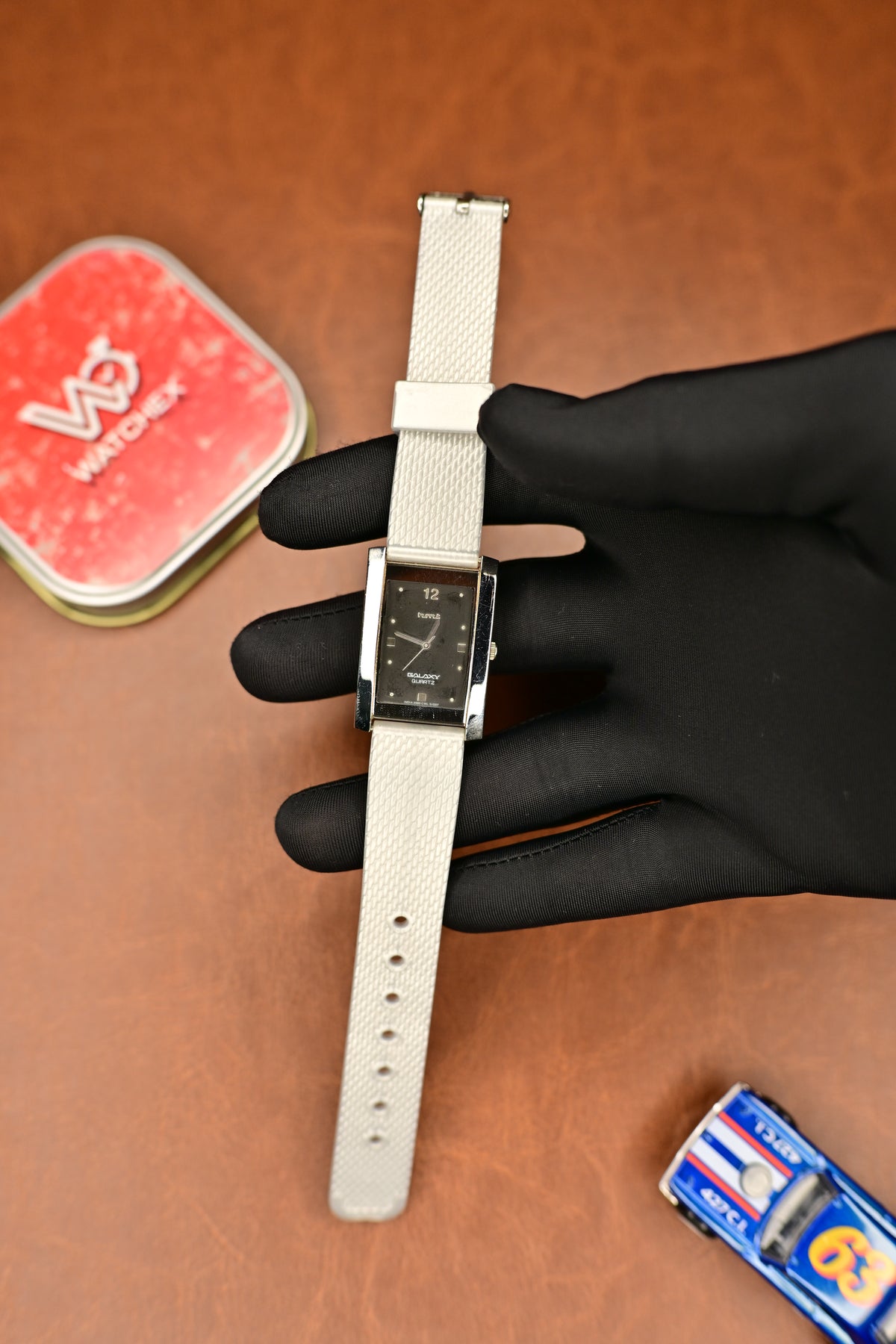 NOS HMT Pegasus Galaxy CG S 1G07 Black Dial Rectangular Dress Watch — Watchex India