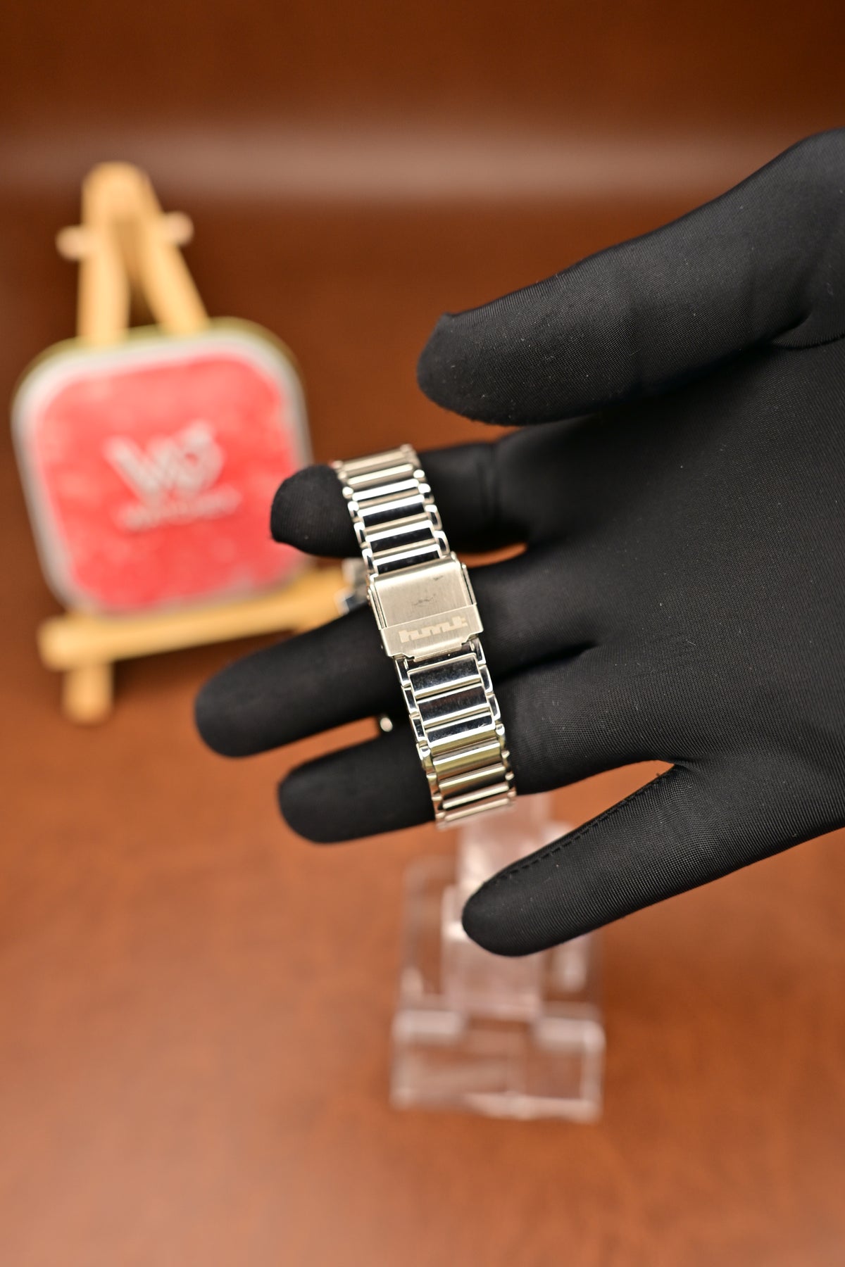 NOS HMT Pegasus Galaxy CG S 2G05 Blue Dial Rectangular Dress Watch — Watchex India