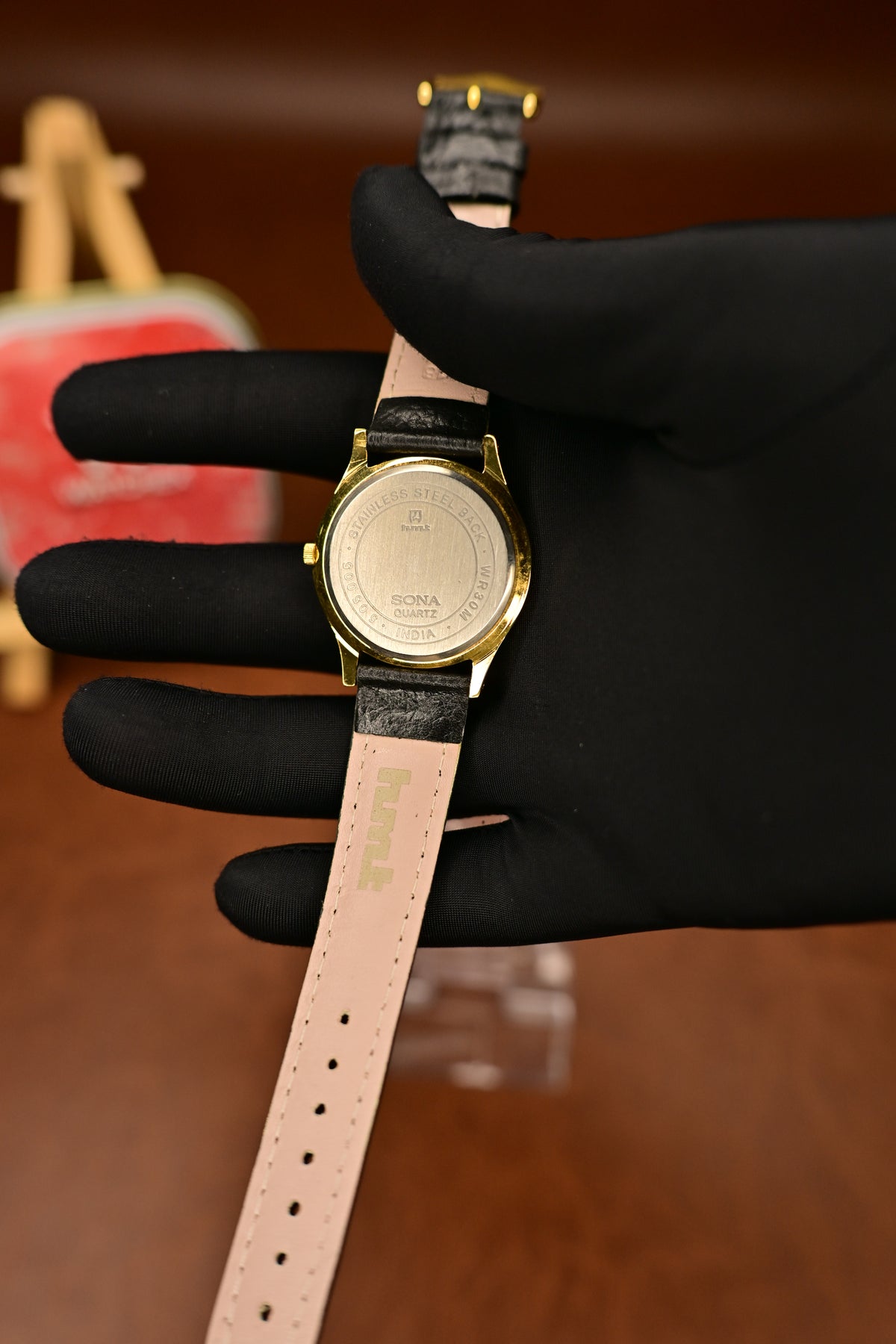 NOS HMT Sona Quartz 505 005 Champagne Sunburst Dial Quartz — Watchex India