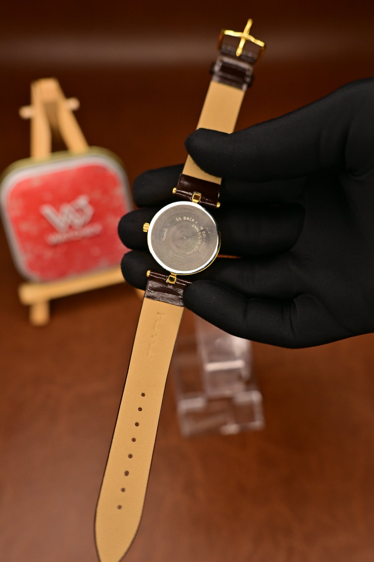 NOS HMT Swarna 2080-AGGL 55 Champagne Dial Quartz Ladies Dress Watch — Watchex India