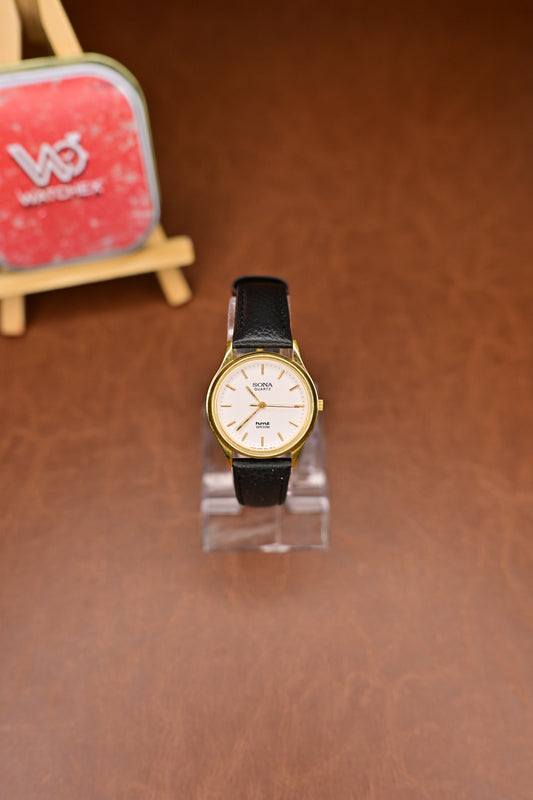 NOS HMT Sona Quartz 505 005 White Dial Quartz — Watchex India