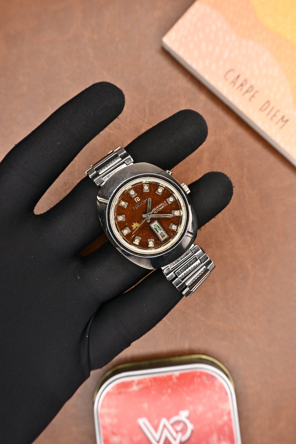 Vintage Ricoh Automatic Brown Dial Men’s Wristwatch | Watchex Vintage Collection