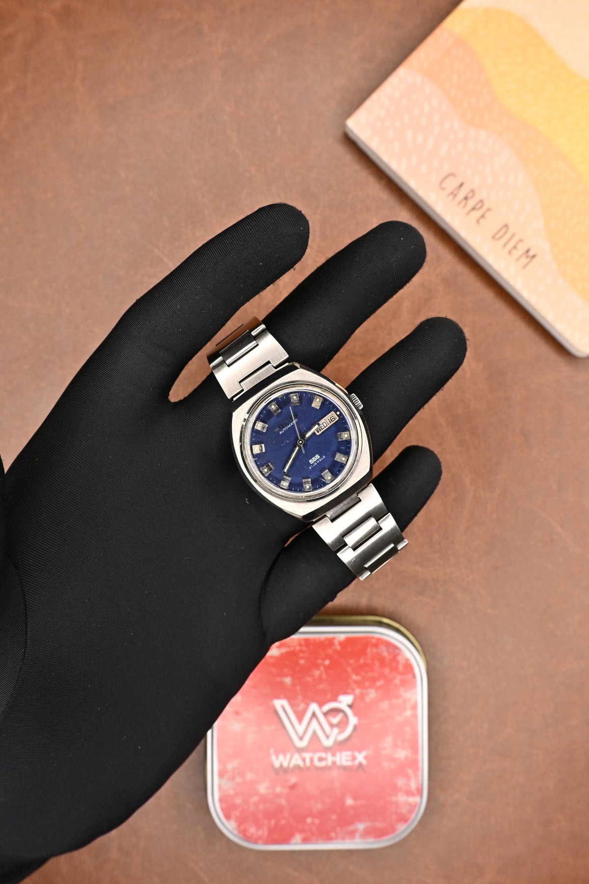 Vintage Citizen 555 Automatic Deep Blue Dial 21-Jewel Men’s Wristwatch | Watchex Vintage Collection