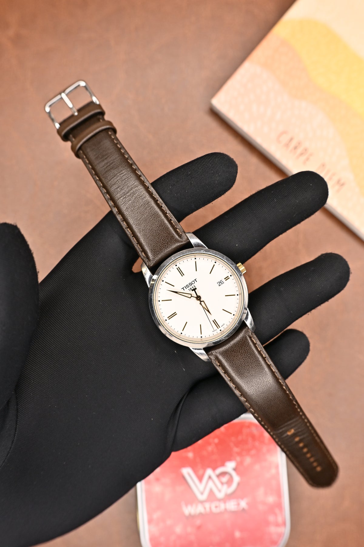 Tissot 1853 Classic White Dial Leather Strap Men’s Wristwatch | Watchex Signature Collection