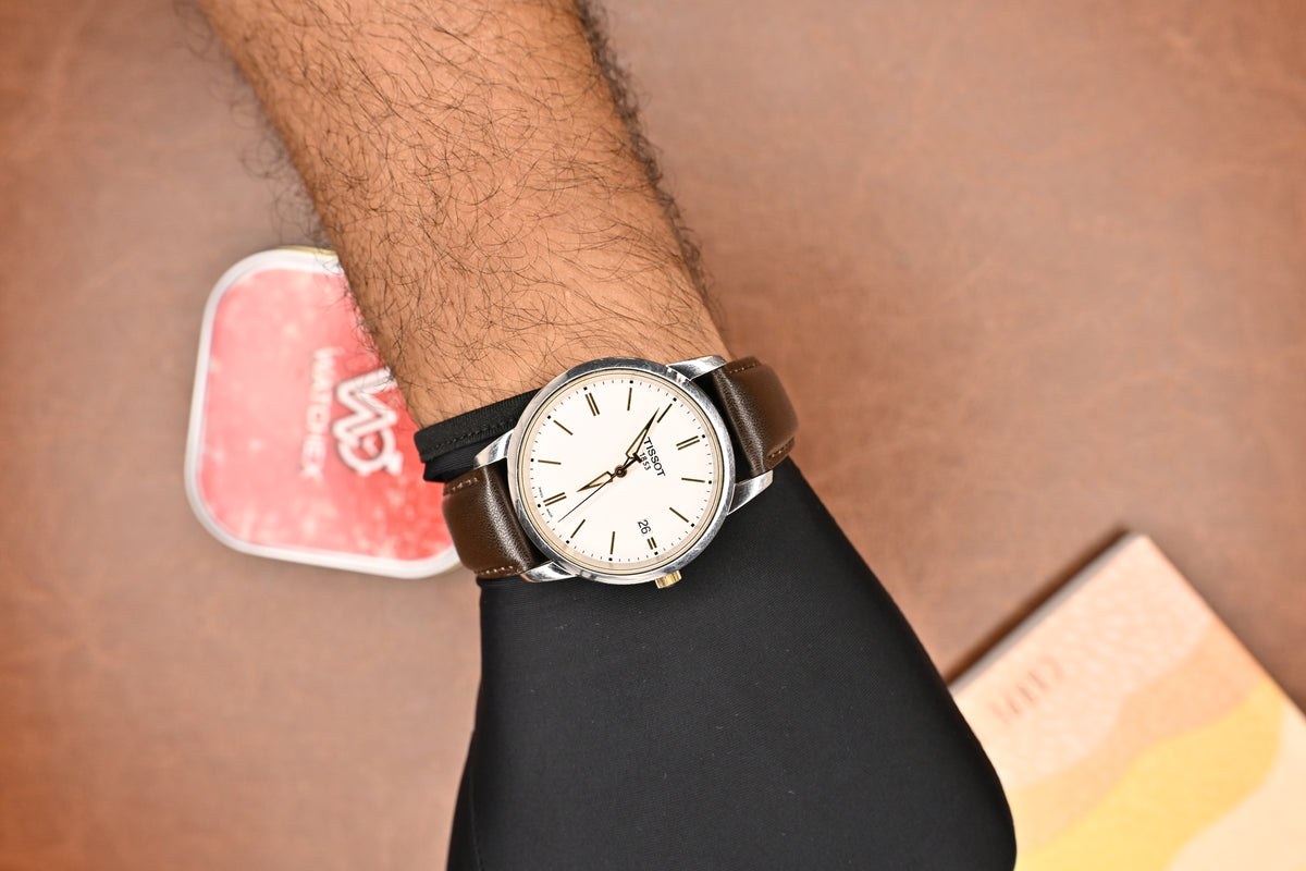 Tissot 1853 Classic White Dial Leather Strap Men’s Wristwatch | Watchex Signature Collection