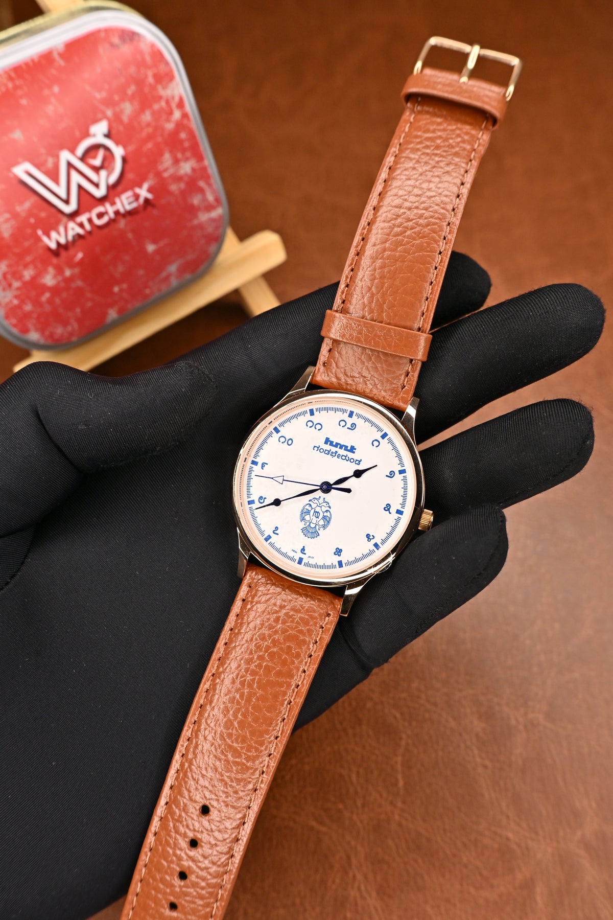 NOS HMT Gandaberunda White Dial Quartz Watch | Watchex NOS Collection