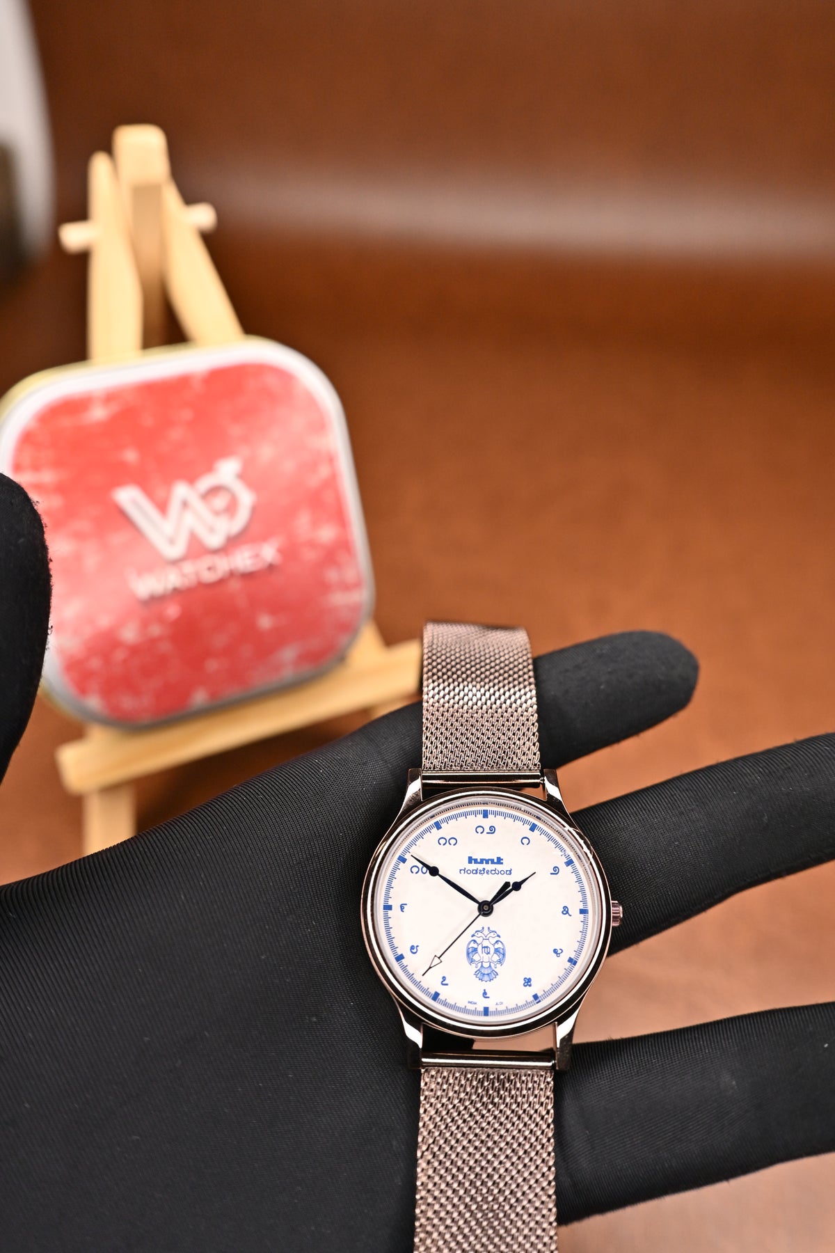 NOS HMT Gandaberunda Kannada Numeral Dial Quartz Watch | Watchex NOS Collection