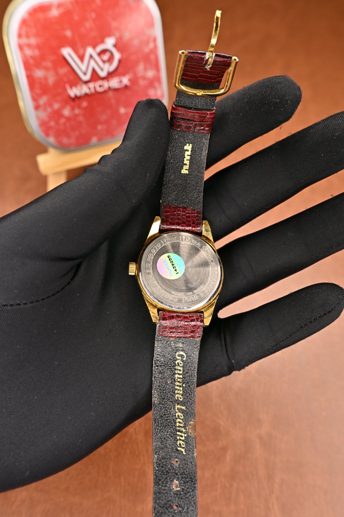 NOS HMT Priya Gold Dial Mechanical Watch | Original Box| Watchex India