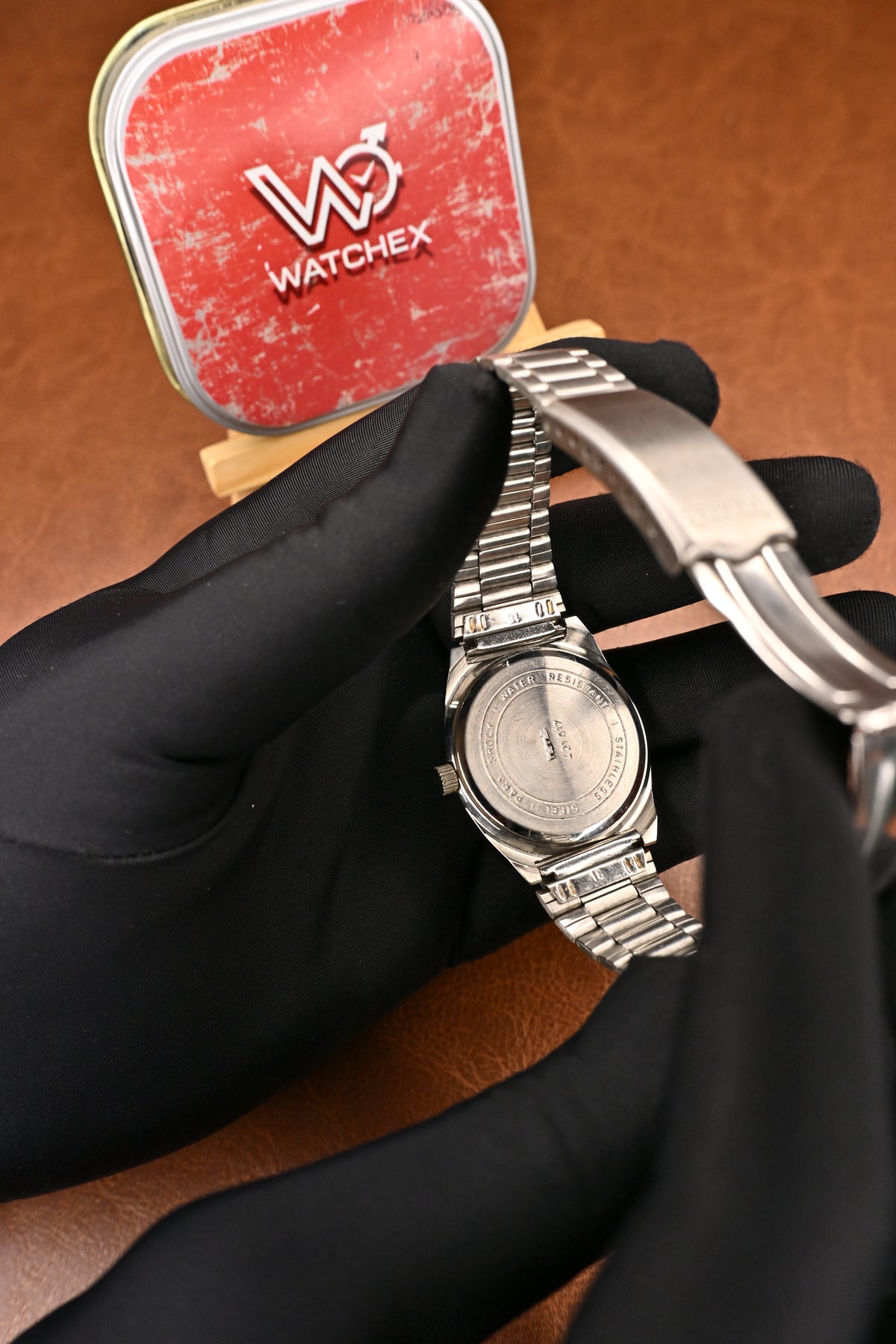 NOS HMT Chirag Cream Dial Mechanical Watch with Stainless Steel Bracelet | Watchex NOS Collection