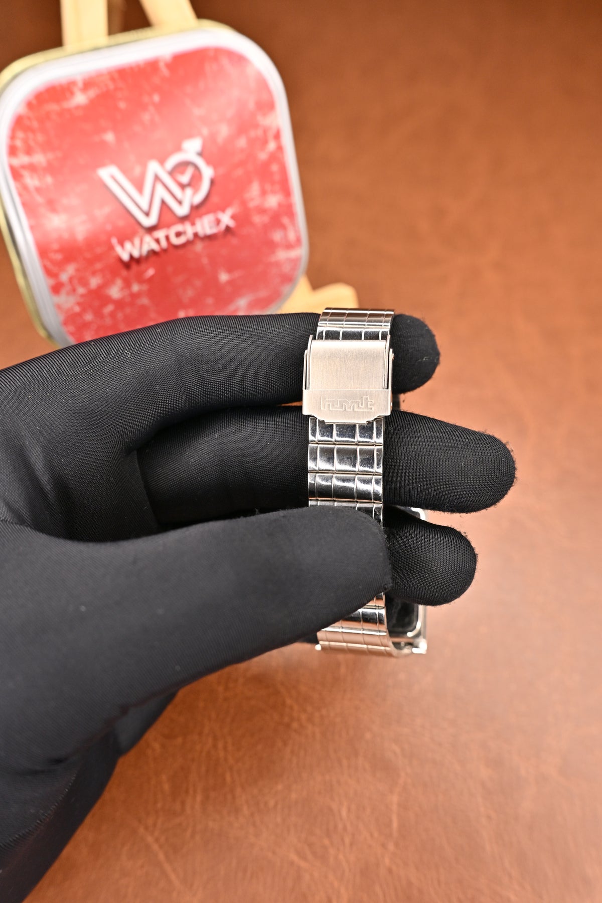 NOS HMT Inox Rectangular Dress Quartz Watch – Stainless Steel Bracelet | Watchex NOS Collection