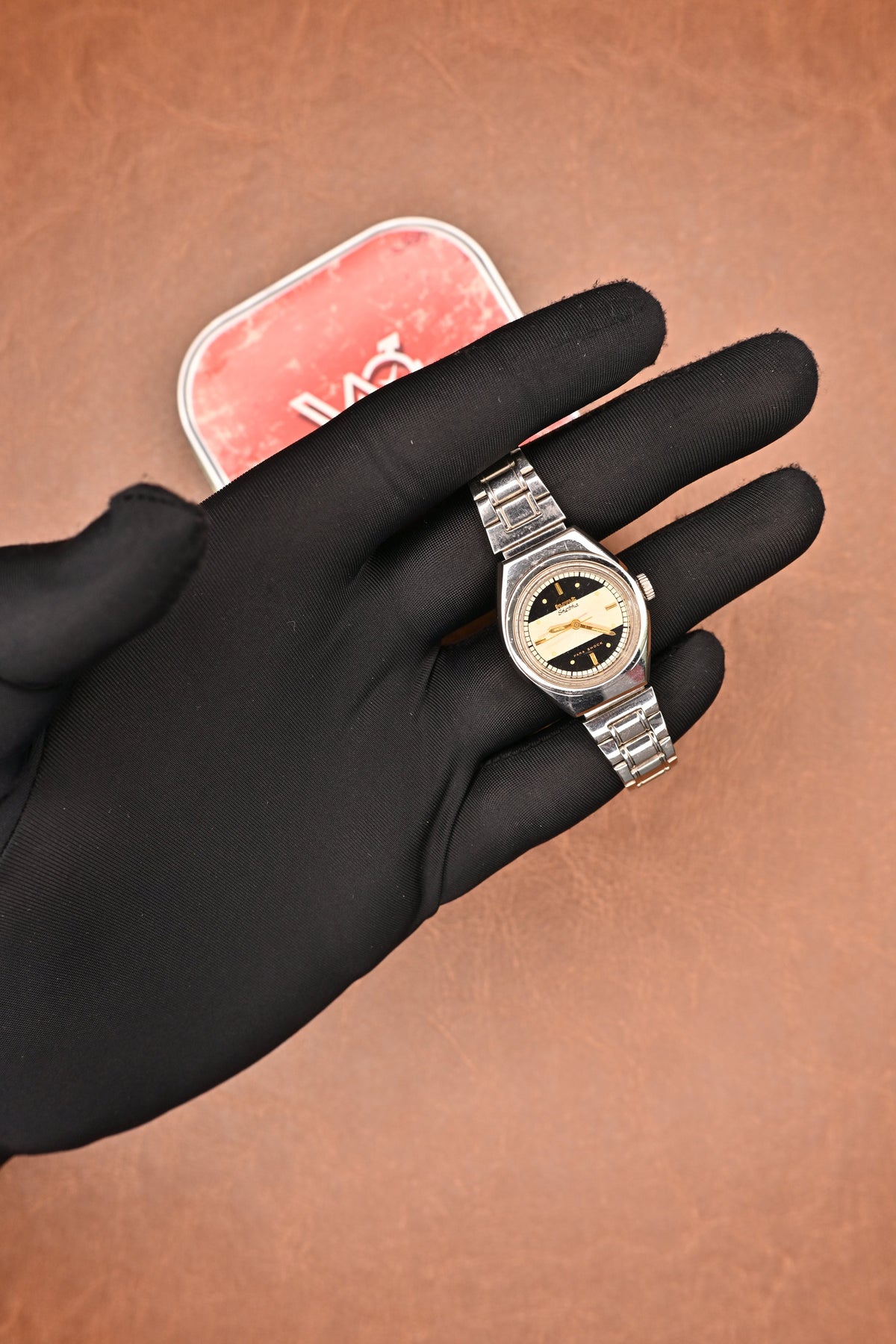 NOS HMT Shobha Two-Tone Dial Ladies Mechanical Wristwatch | Watchex NOS Collection
