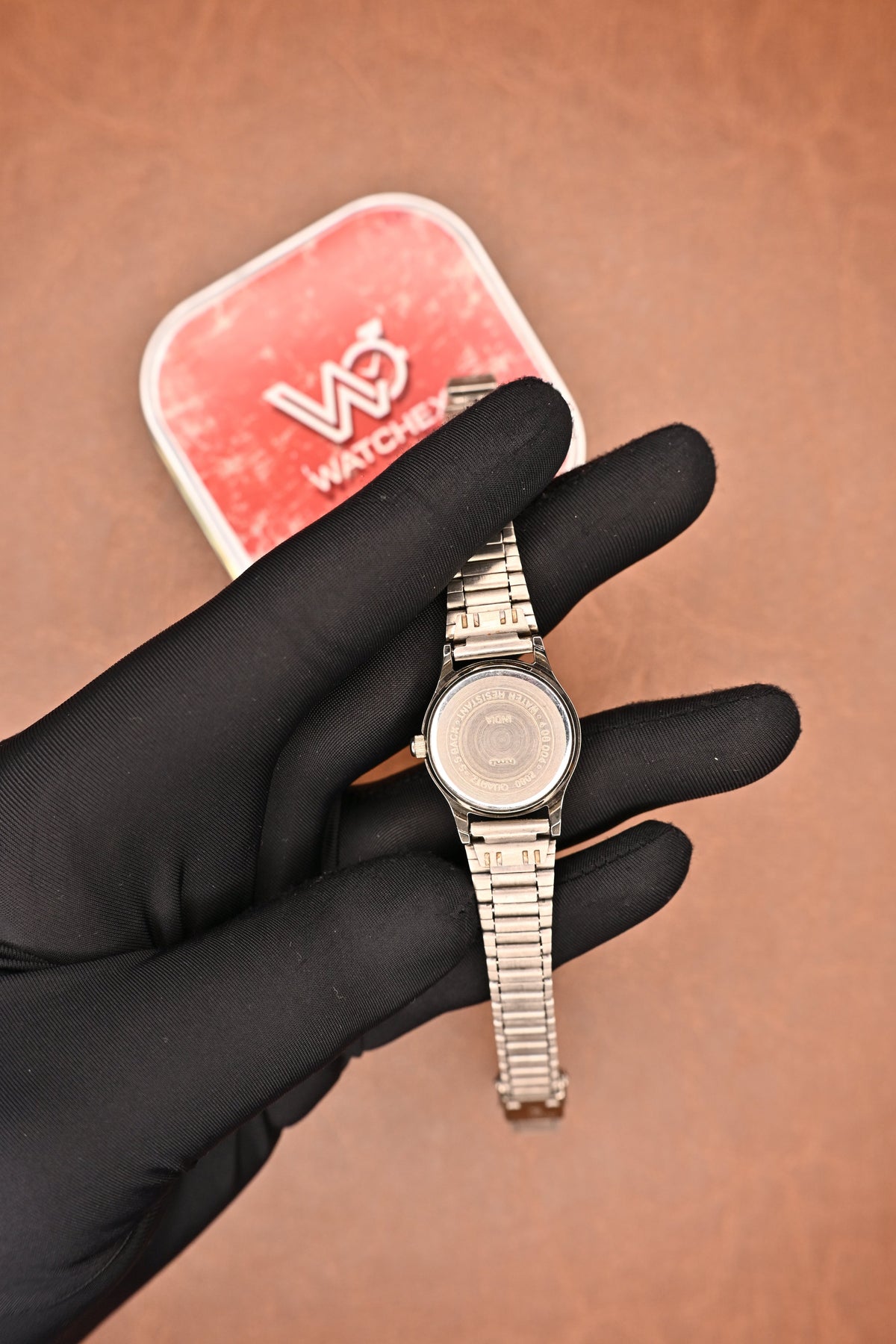 NOS HMT Quartz Black Dial Women’s Wristwatch | Watchex NOS Collection