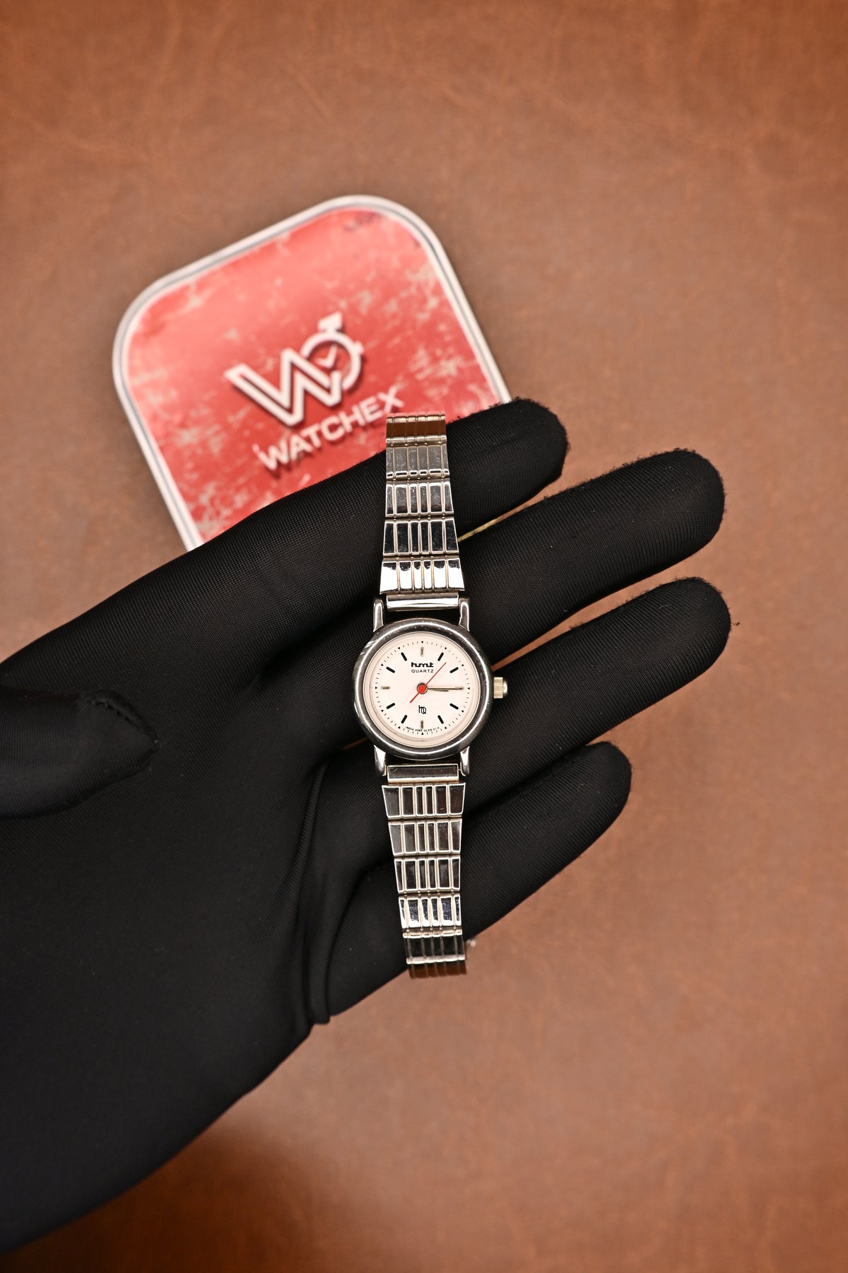 NOS HMT Quartz White Dial Women’s Wristwatch | Watchex NOS Collection