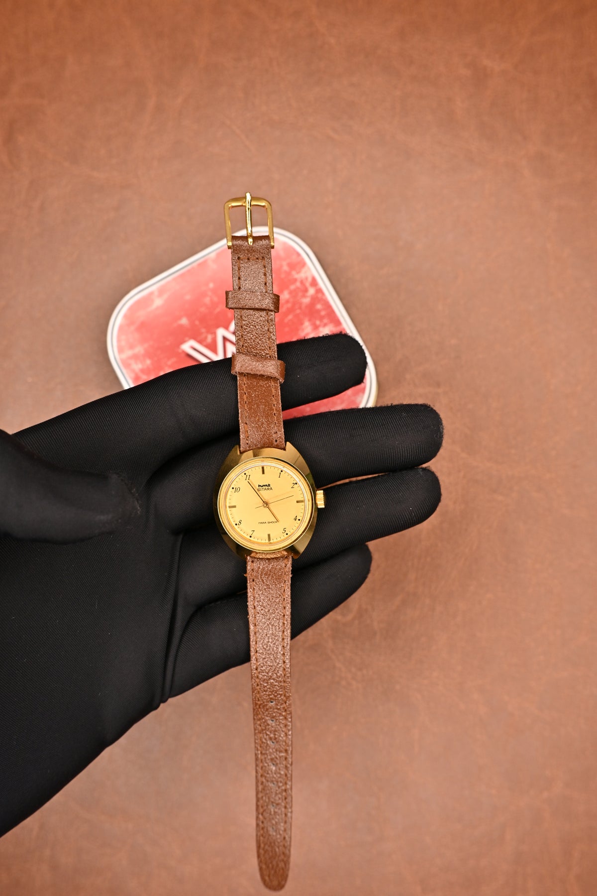 NOS HMT Sitara Gold-Plated Ladies Mechanical Wristwatch | Watchex NOS Collection