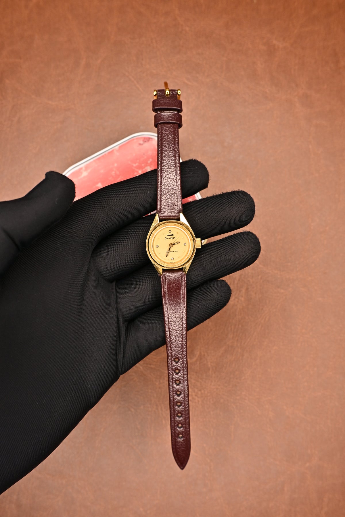 NOS HMT Soumya Gold-Plated Women’s Mechanical Wristwatch | Watchex NOS Collection