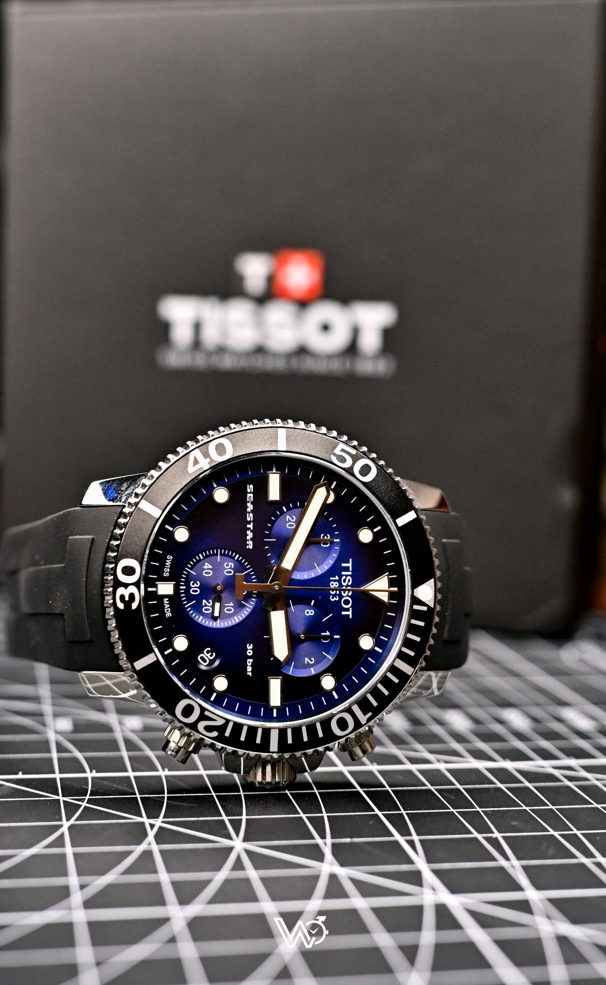 Tissot Seastar (Not used) 1000 Chronograph Blue Dial 45.5mm | T120.417.17.041.00 | Watchex Signature Collection