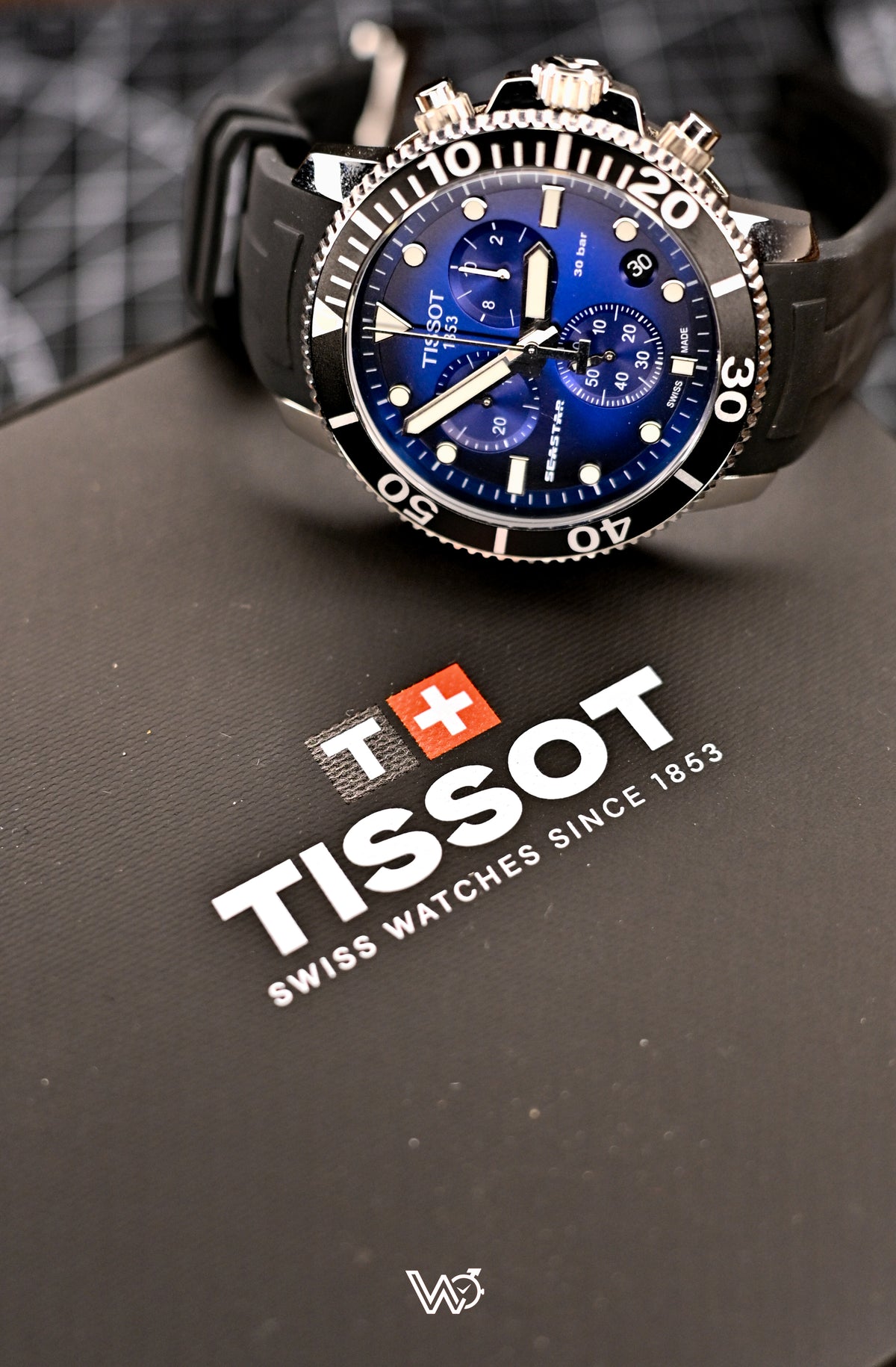 Tissot Seastar (Not used) 1000 Chronograph Blue Dial 45.5mm | T120.417.17.041.00 | Watchex Signature Collection