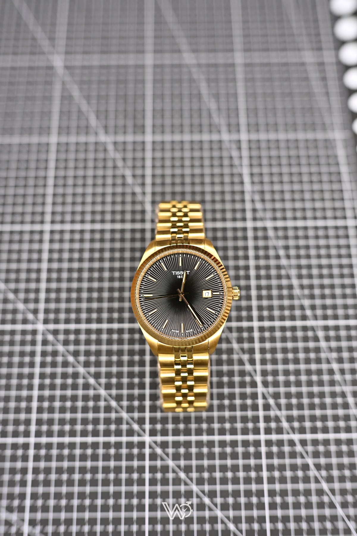 Tissot Ballade Black Dial Gold-Tone (Not used) Stainless Steel Watch 40mm | Watchex Signature Collection
