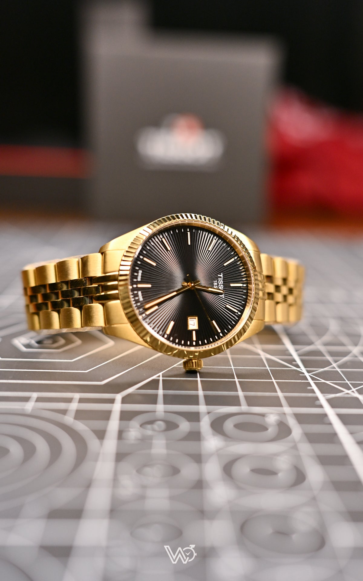 Tissot Ballade Black Dial Gold-Tone (Not used) Stainless Steel Watch 40mm | Watchex Signature Collection