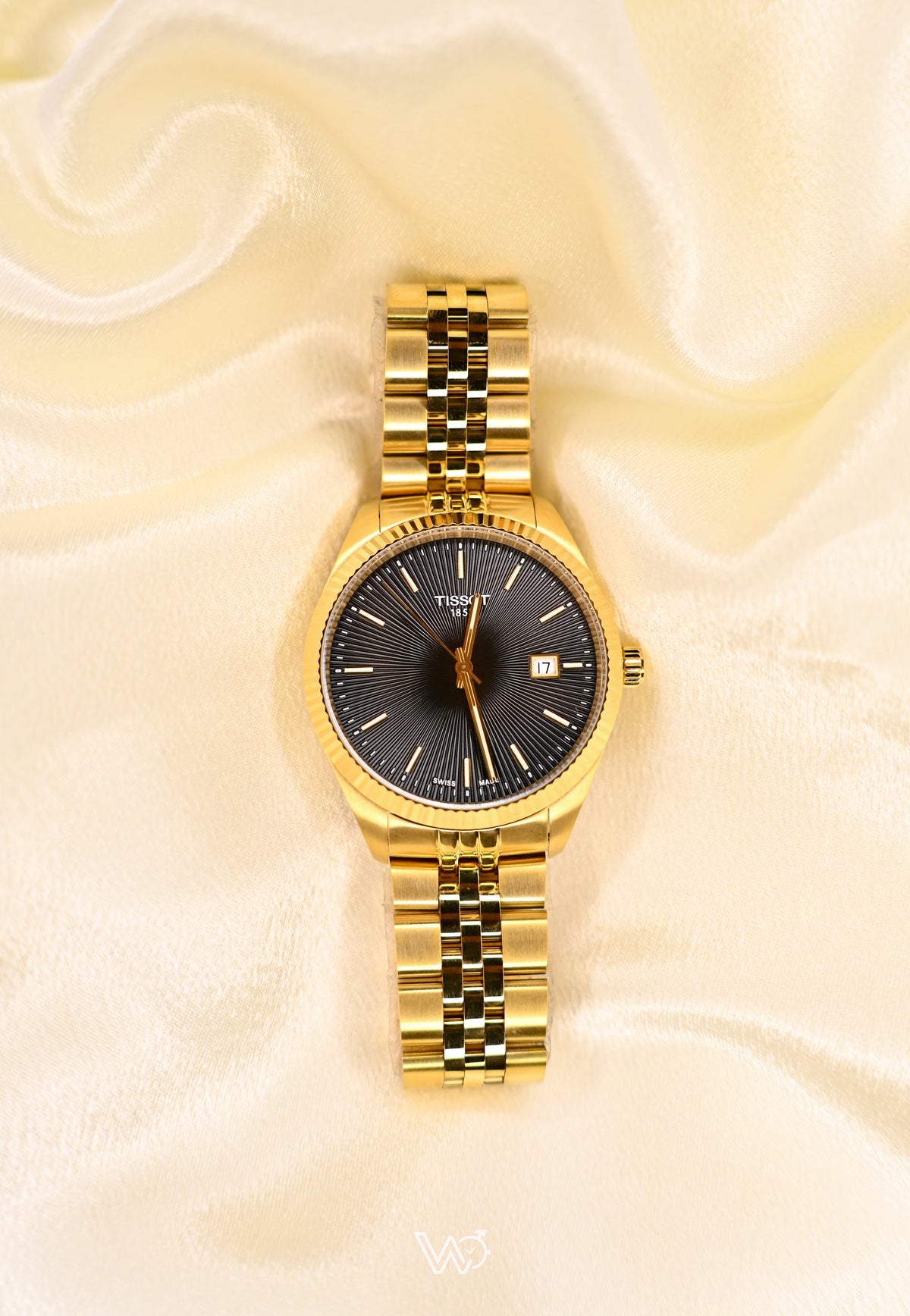 Tissot Ballade Black Dial Gold-Tone (Not used) Stainless Steel Watch 40mm | Watchex Signature Collection