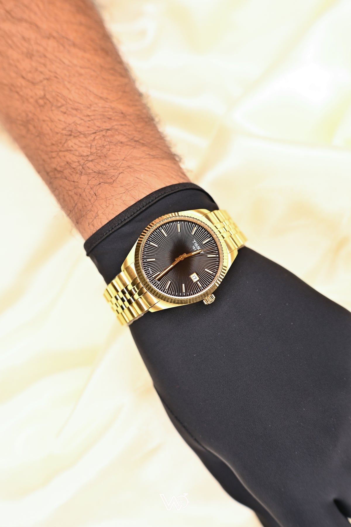 Tissot Ballade Black Dial Gold-Tone (Not used) Stainless Steel Watch 40mm | Watchex Signature Collection