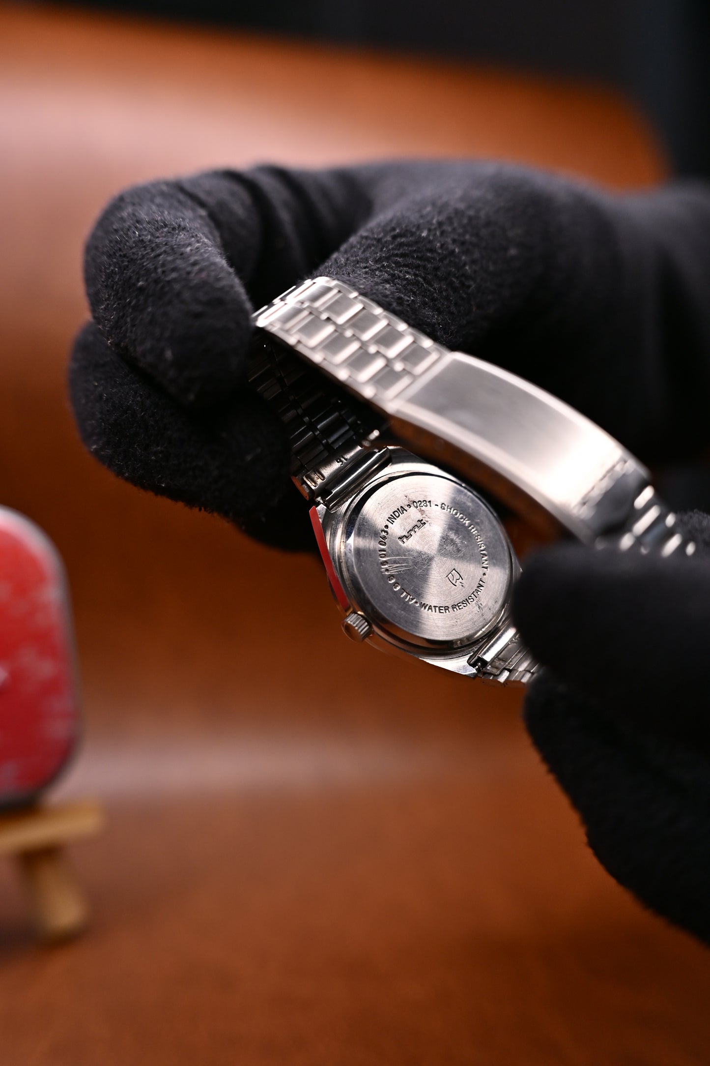 NOS Vintage HMT Mohit Mechanical Hand-Winding Champagne Striped Dial | Watchex India