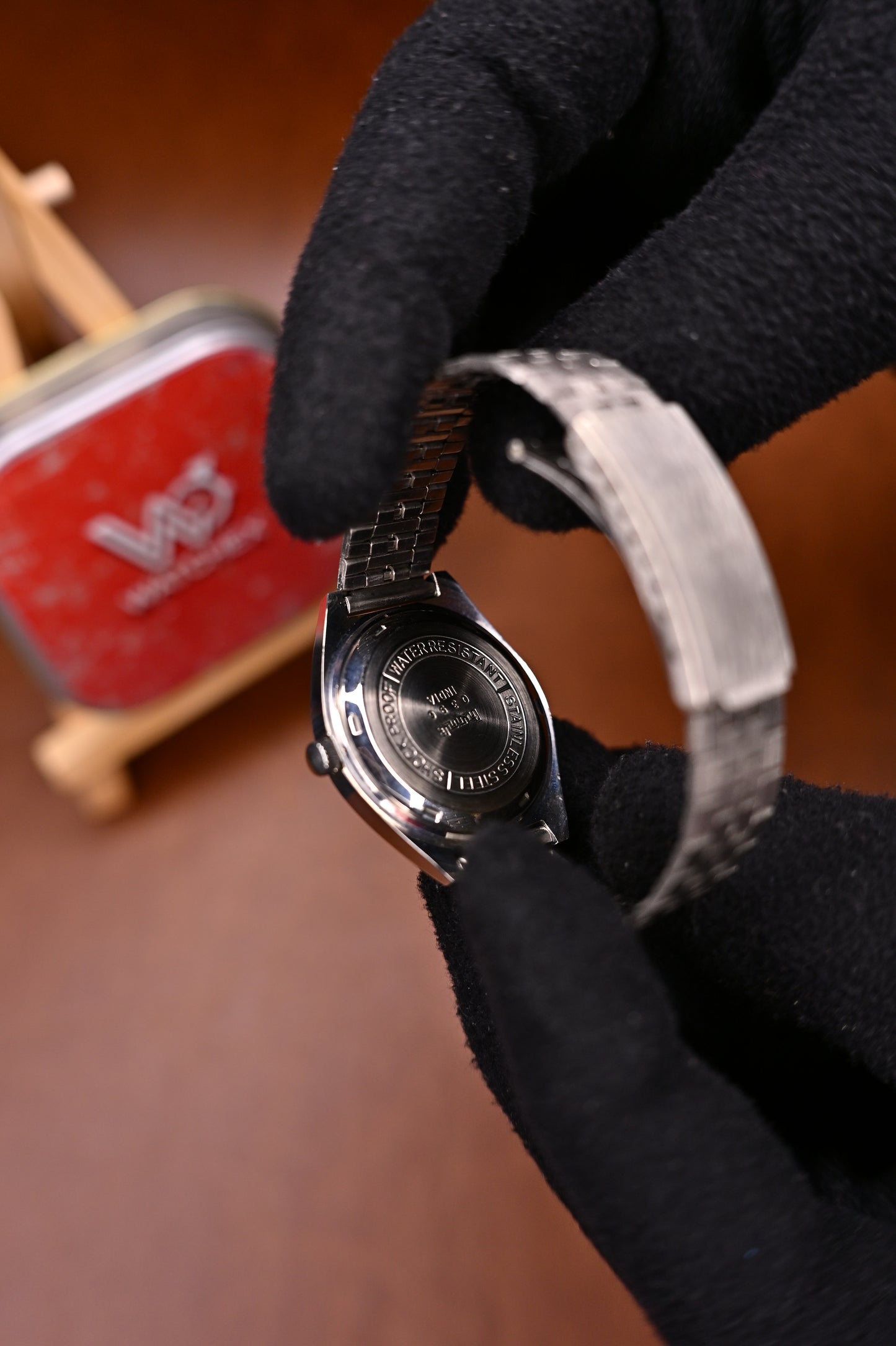 NOS HMT Vivek Champagne Sunburst Dial Hand-Winding | Watchex India