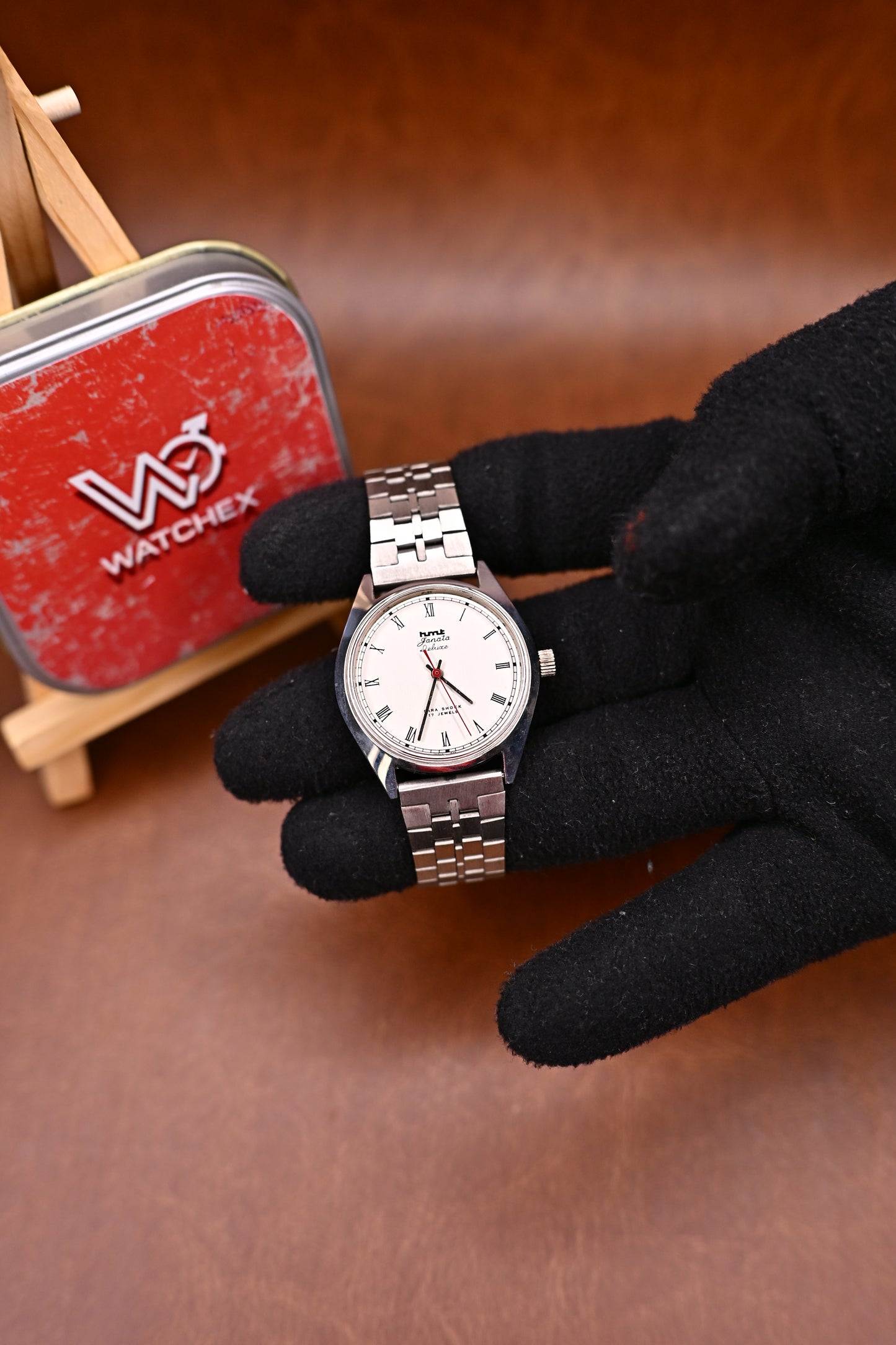 NOS HMT Janata Deluxe White Roman Dial Hand-Winding (0231) | Watchex India