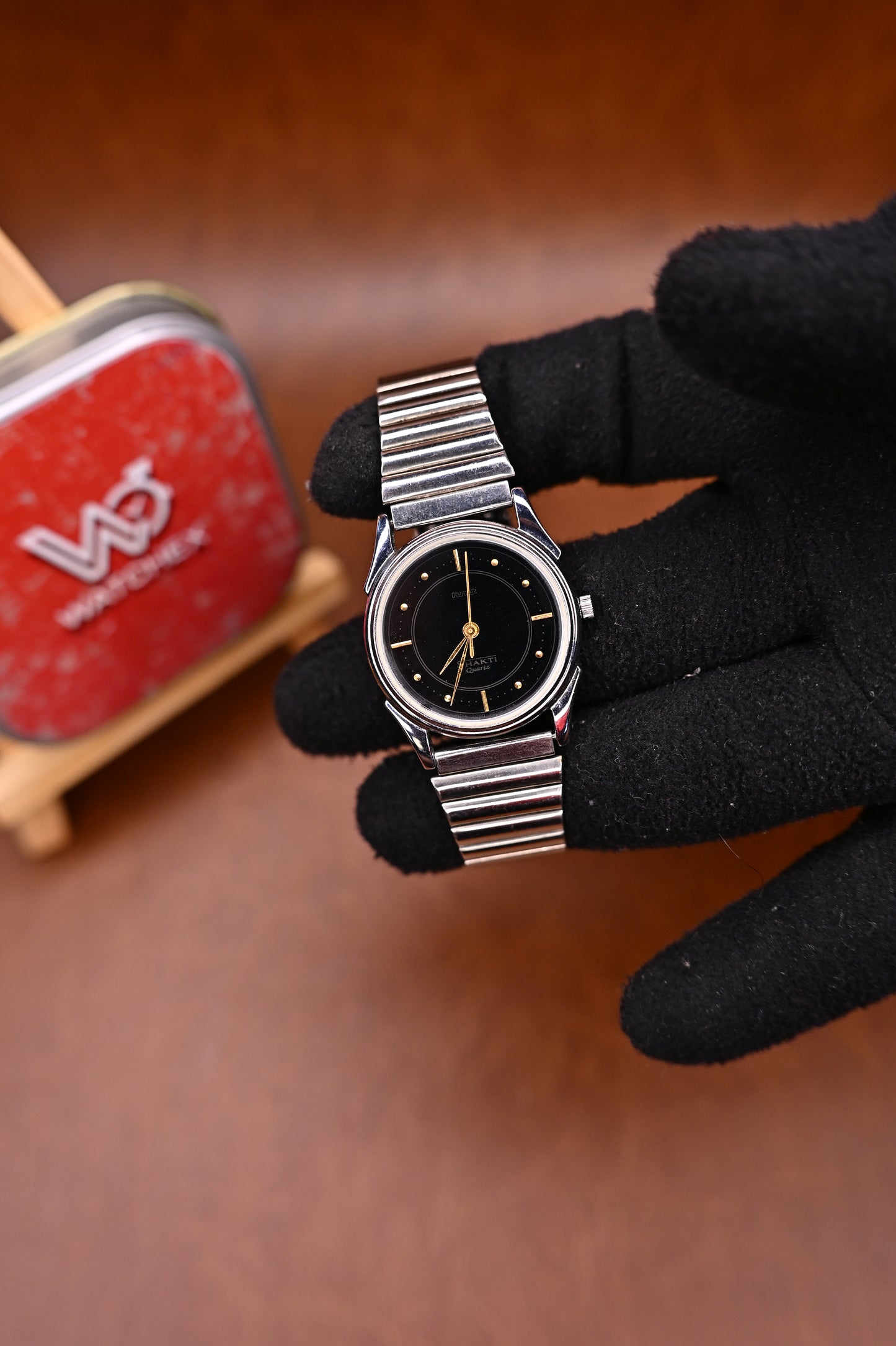 NOS HMT Shakti Black Dial Quartz | Watchex India