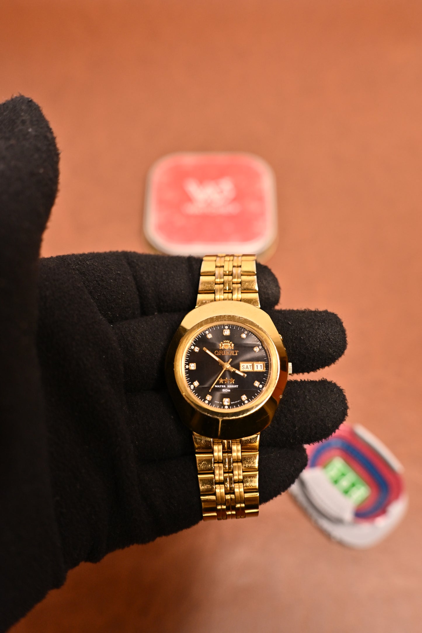 Orient Tristar Automatic Black Crystal Dial 21 Jewels (EM70-A0) | Watchex India