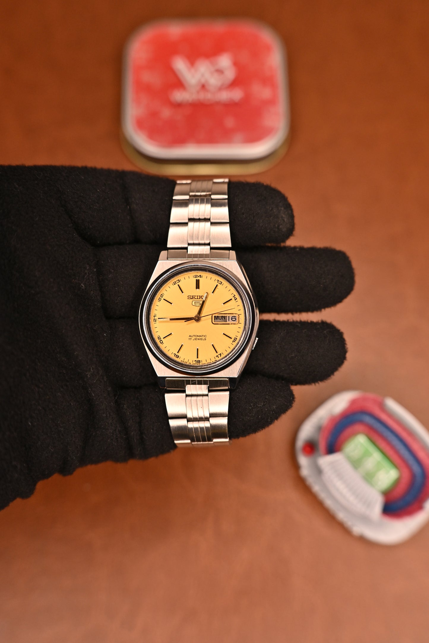 Vintage Seiko 5 Automatic Champagne Dial Ref. 7009-8763 | Watchex India