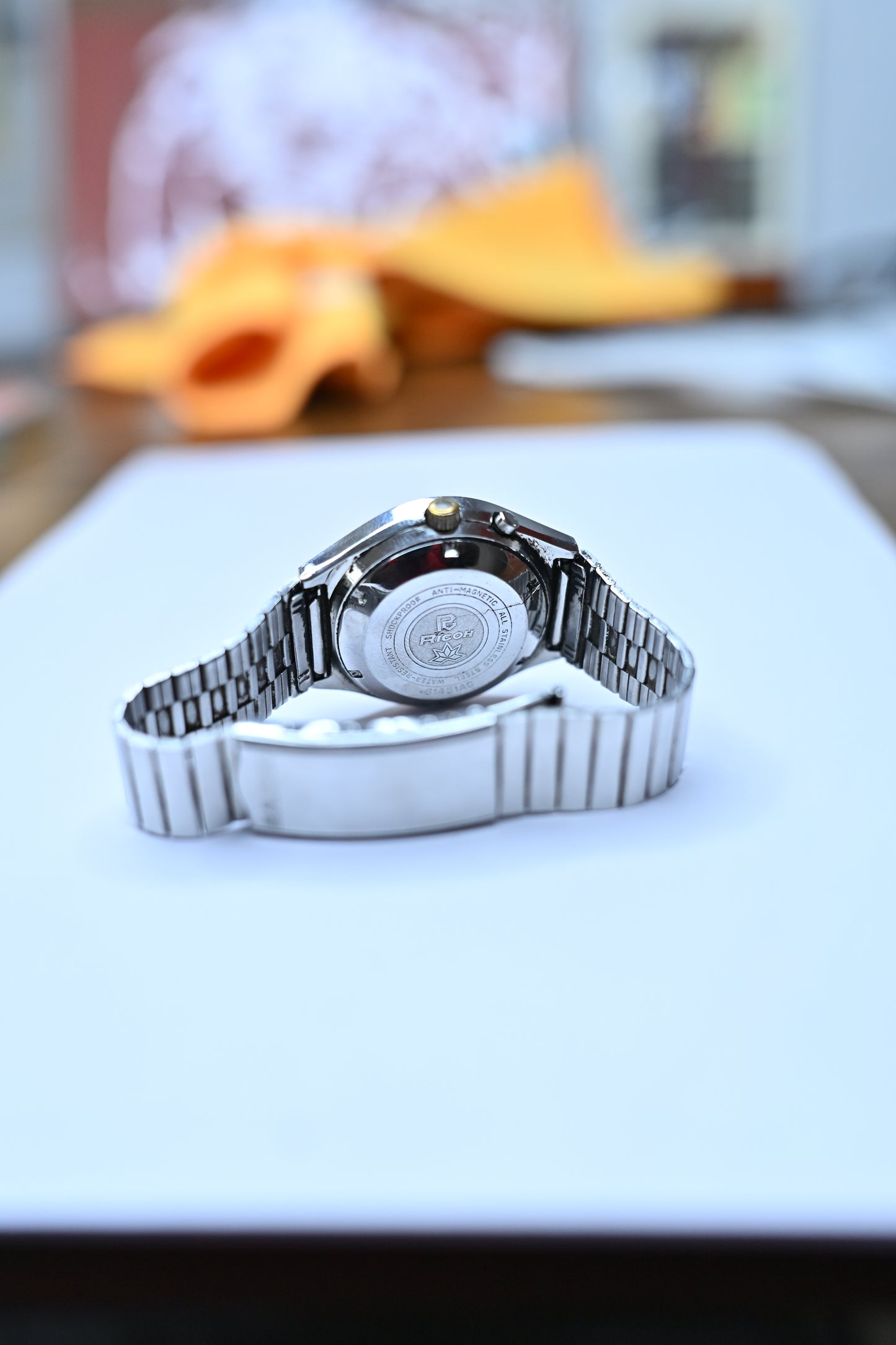 Vintage Ricoh Automatic 21 Jewels Day-Date Charcoal Redial Japan Watch 61451AC | Watchex India